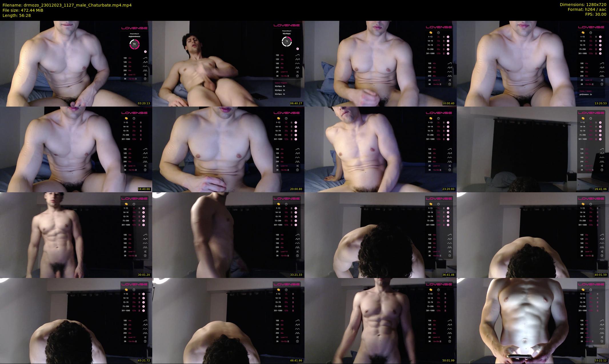 drmozo — 57 minute Chaturbate male cam show recording, 720p, Jan 23, 2023