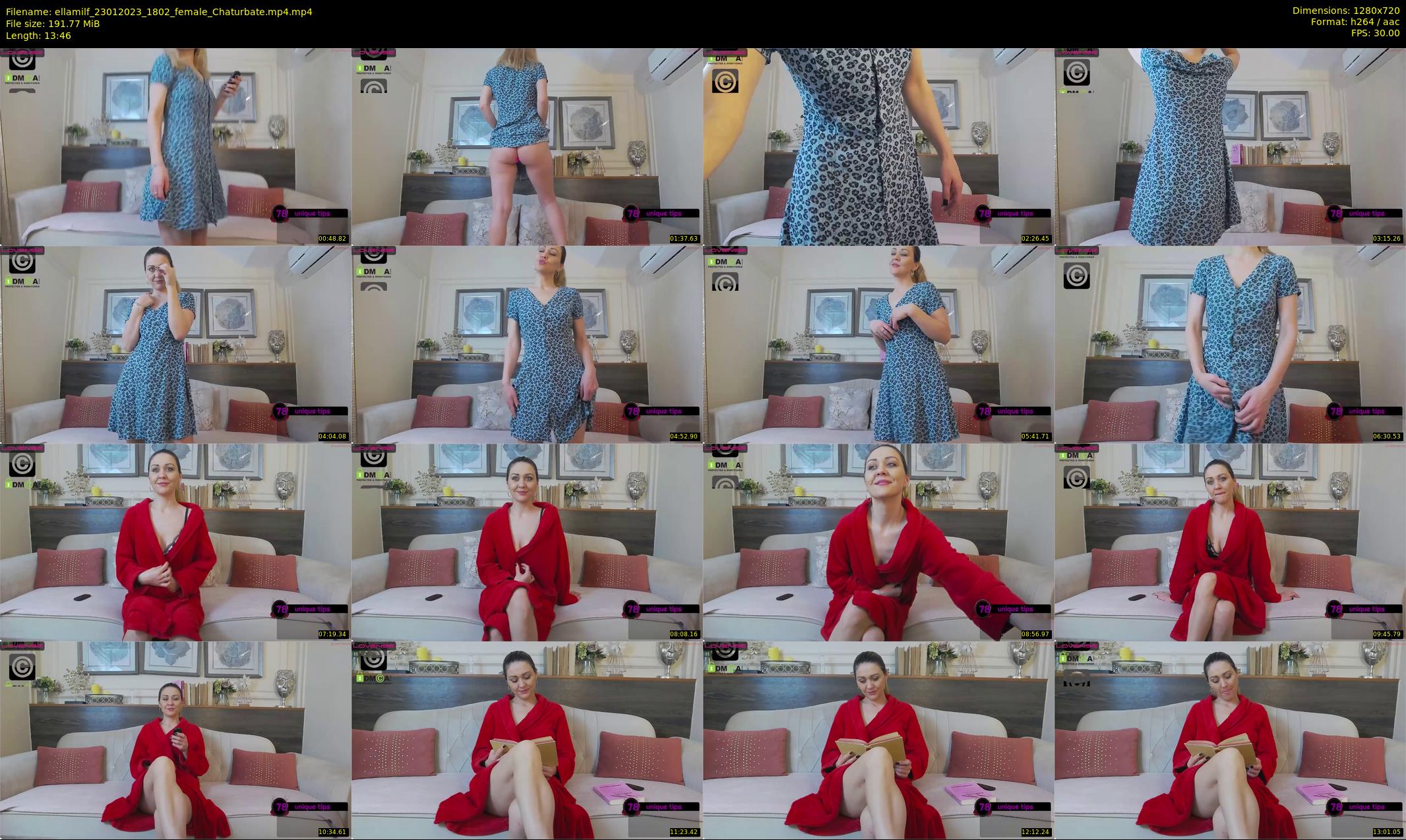 ellamilf — 14 minute Chaturbate female cam show recording, 720p, Jan 23, 2023