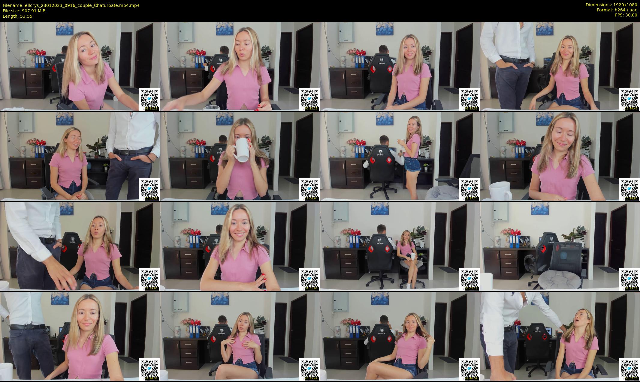 ellcrys — 54 minute Chaturbate couple cam show recording, 1080p, Jan 23, 2023