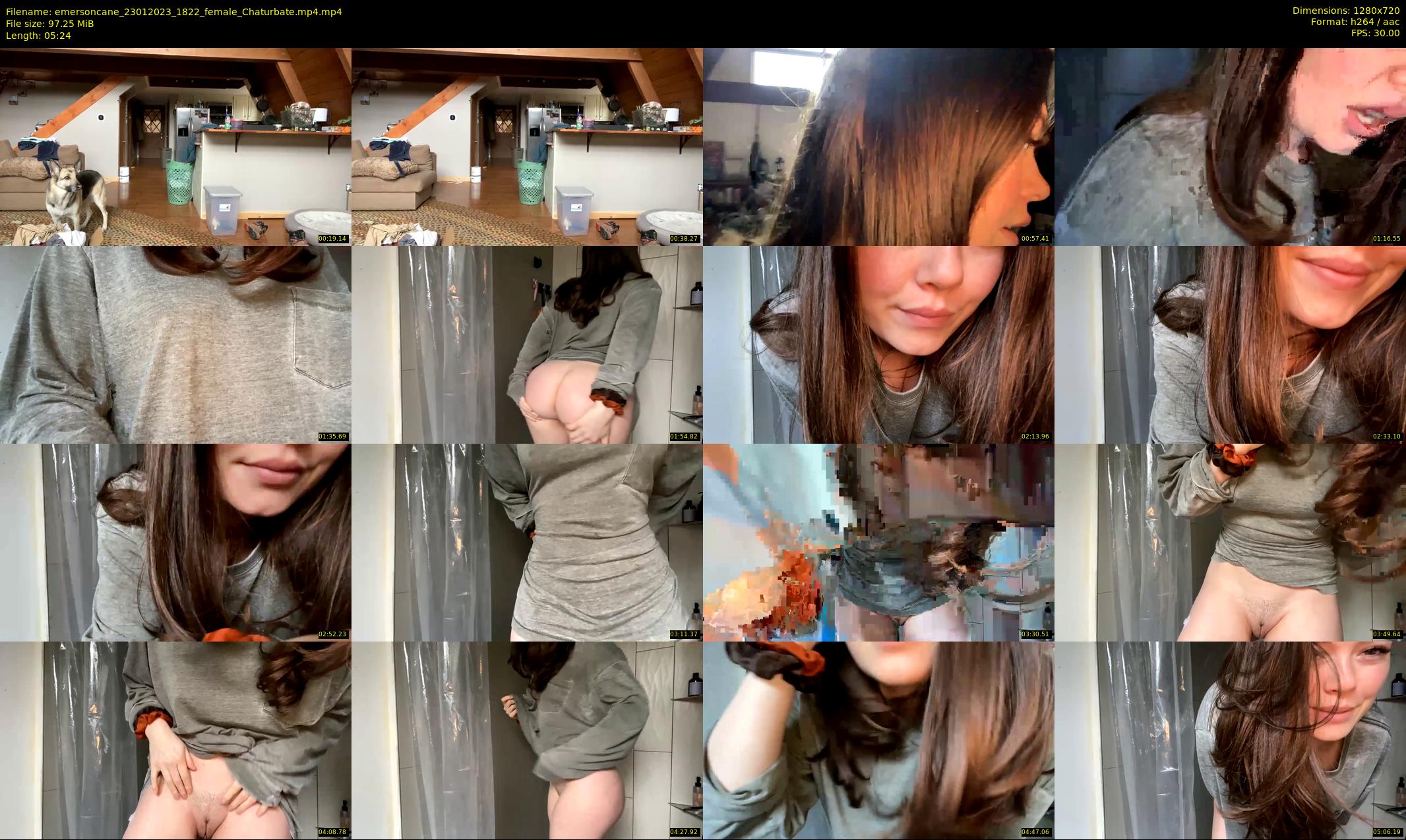 emersoncane — 6 minute Chaturbate female cam show recording, 720p, Jan 23, 2023
