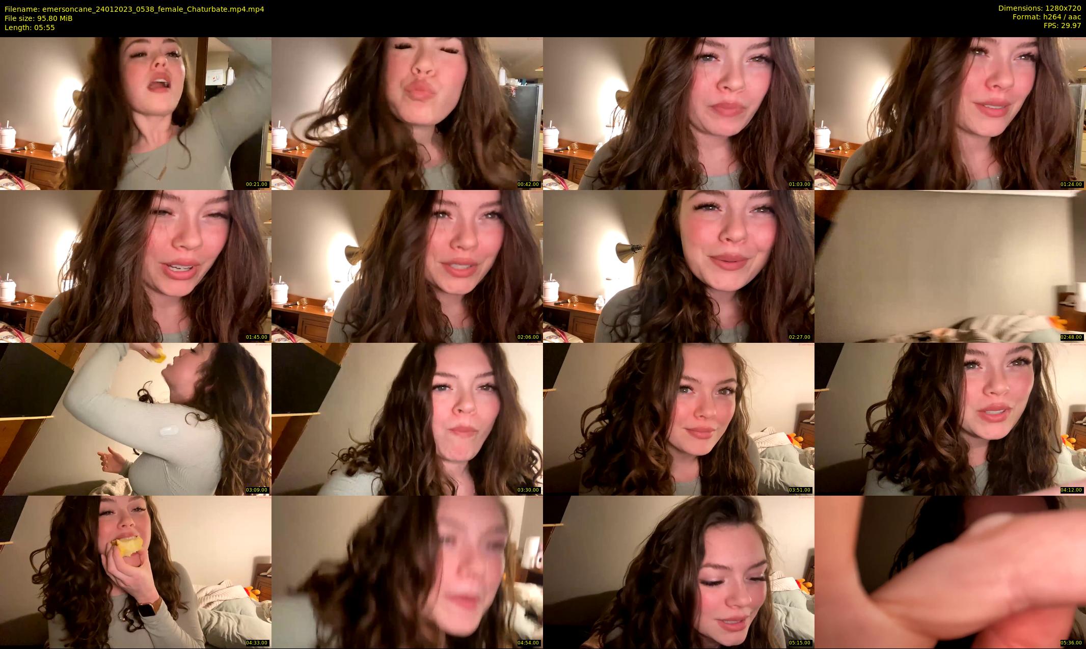 emersoncane — 6 minute Chaturbate female cam show recording, 720p, Jan 24, 2023
