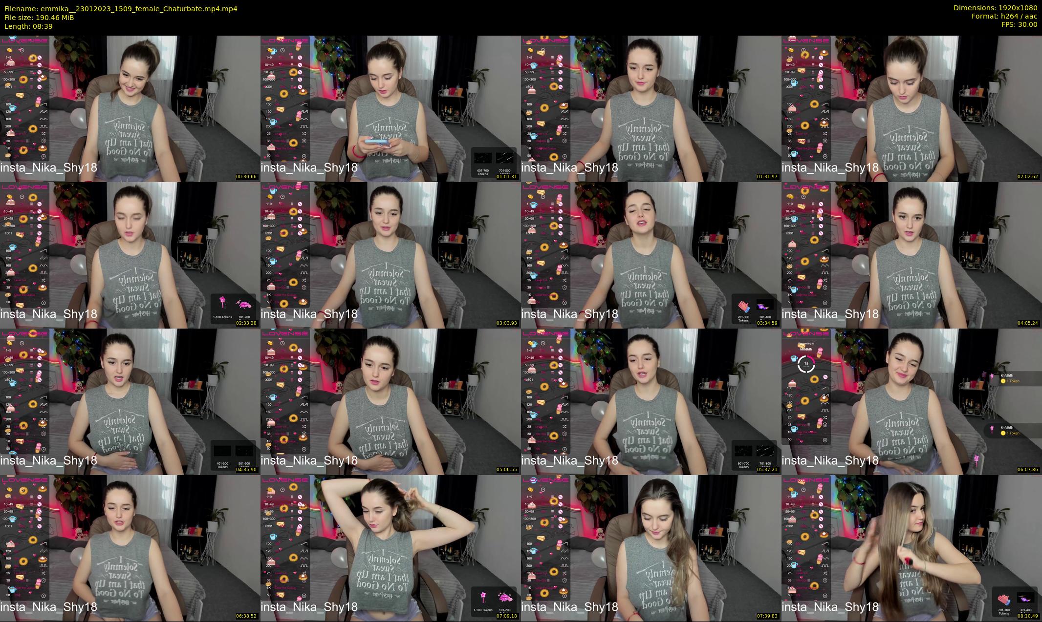 emmika_ — 9 minute Chaturbate female cam show recording, 1080p, Jan 23, 2023