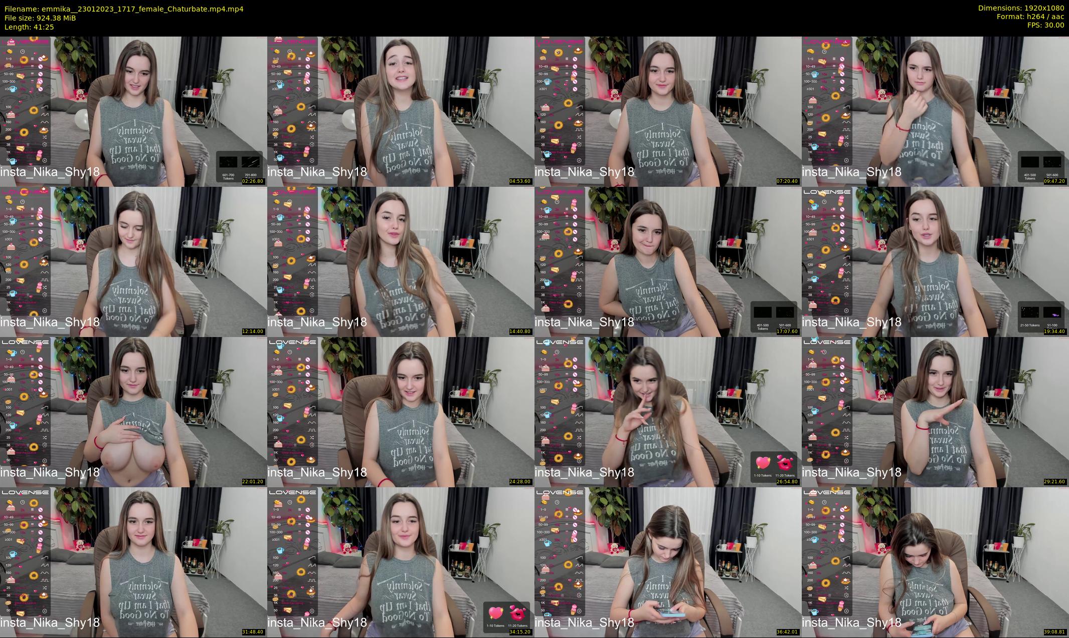 emmika_ — 42 minute Chaturbate female cam show recording, 1080p, Jan 23, 2023