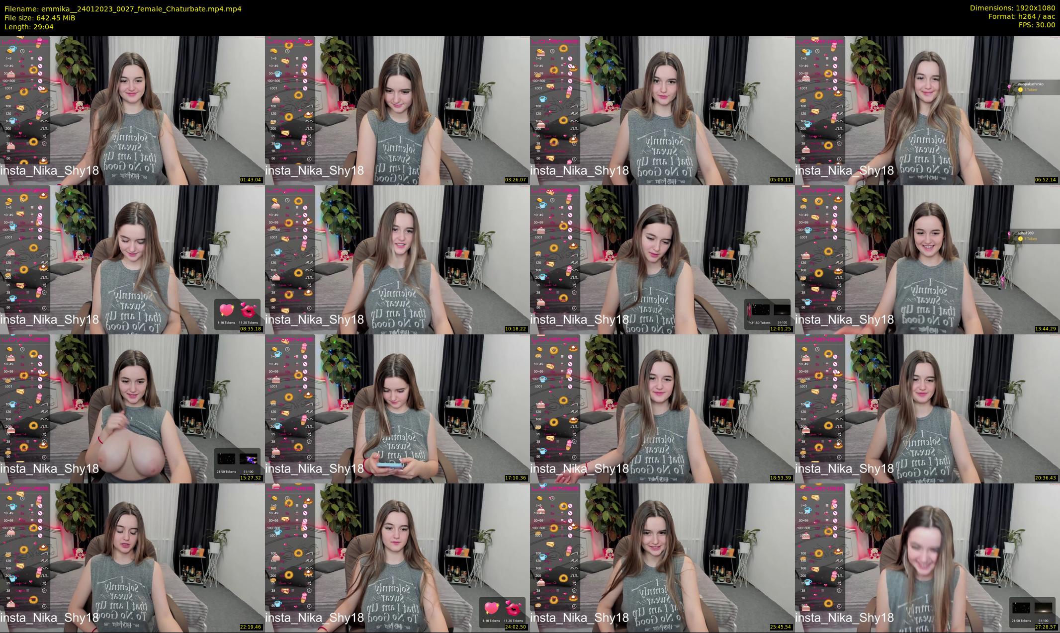 emmika_ — 30 minute Chaturbate female cam show recording, 1080p, Jan 24, 2023