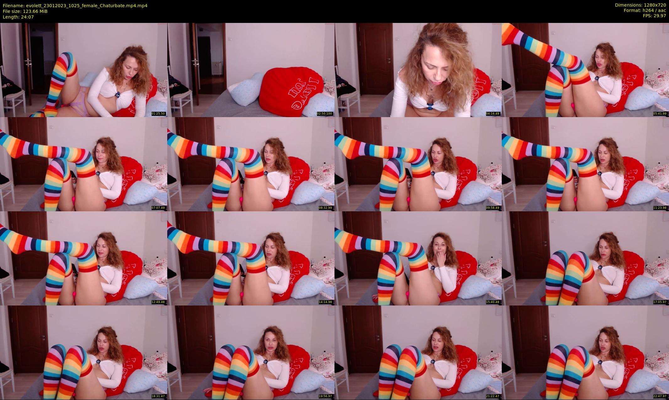 evolett — 25 minute Chaturbate female cam show recording, 720p, Jan 23, 2023