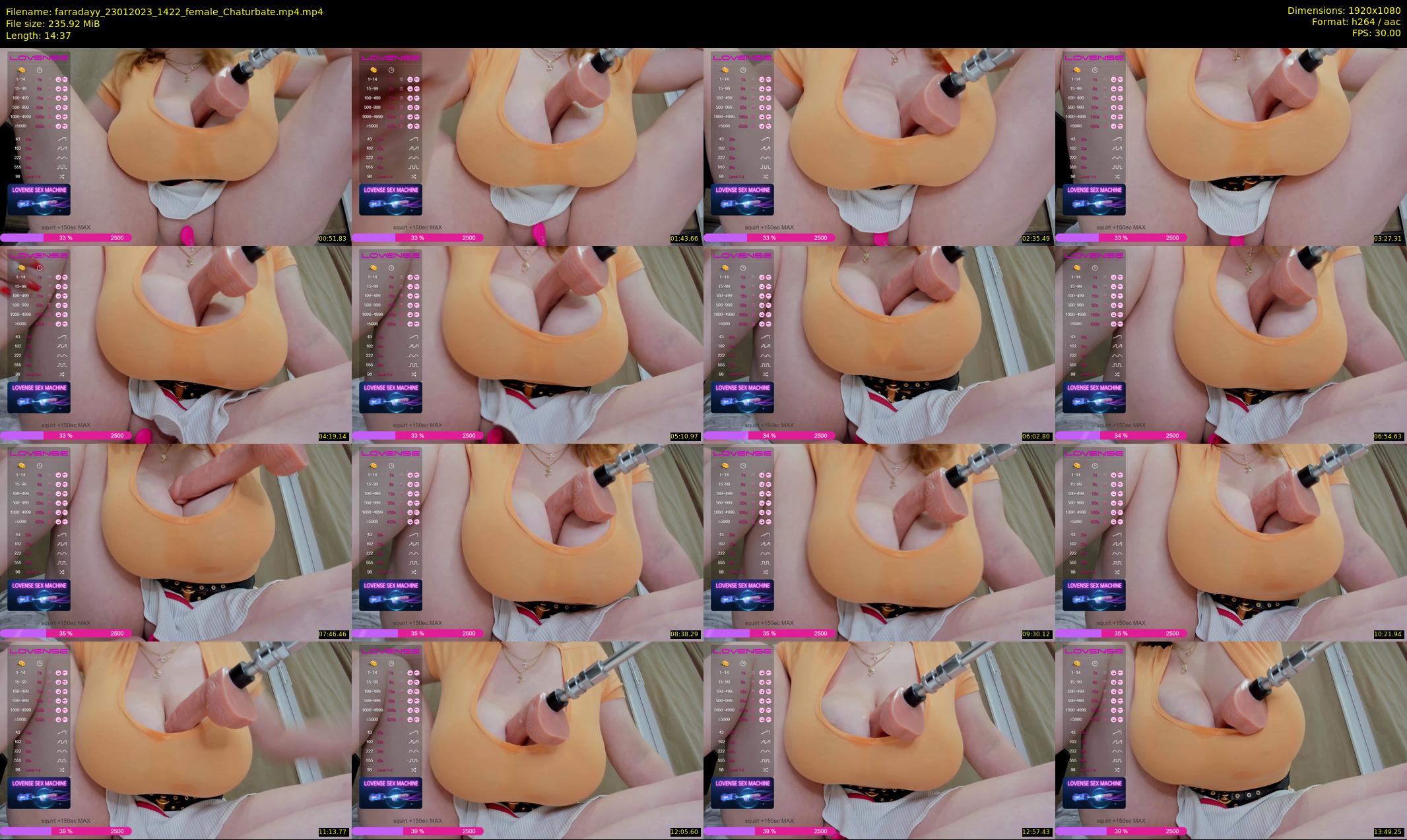 farradayy — 15 minute Chaturbate female cam show recording, 1080p, Jan 23, 2023