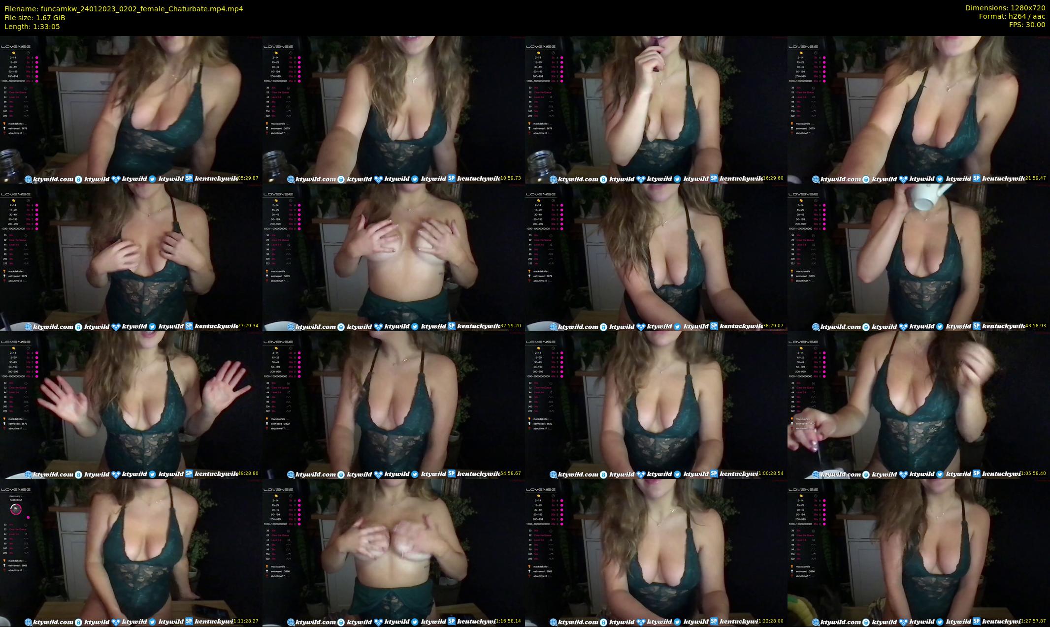 funcamkw — 94 minute Chaturbate female cam show recording, 720p, Jan 24, 2023