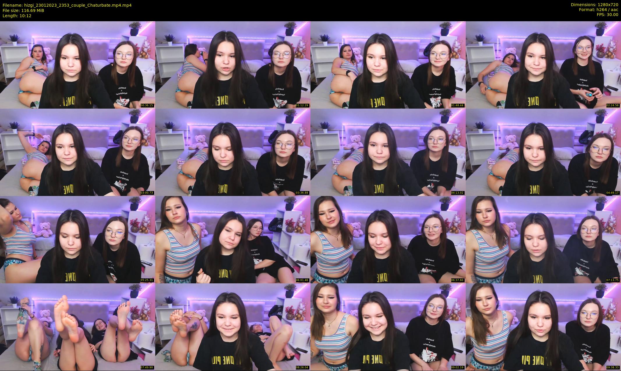 hizgi — 11 minute Chaturbate couple cam show recording, 720p, Jan 23, 2023