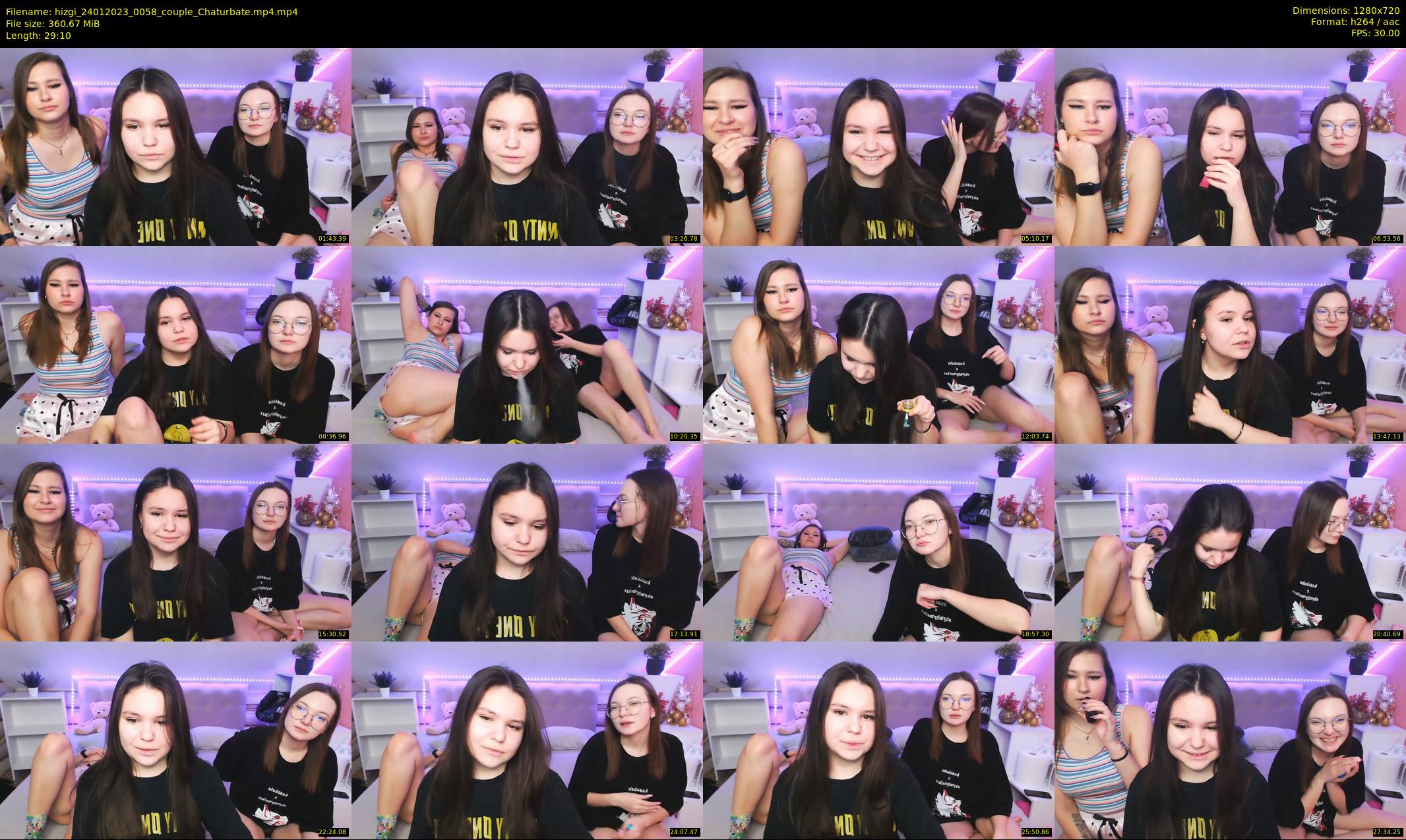 hizgi — 30 minute Chaturbate couple cam show recording, 720p, Jan 24, 2023