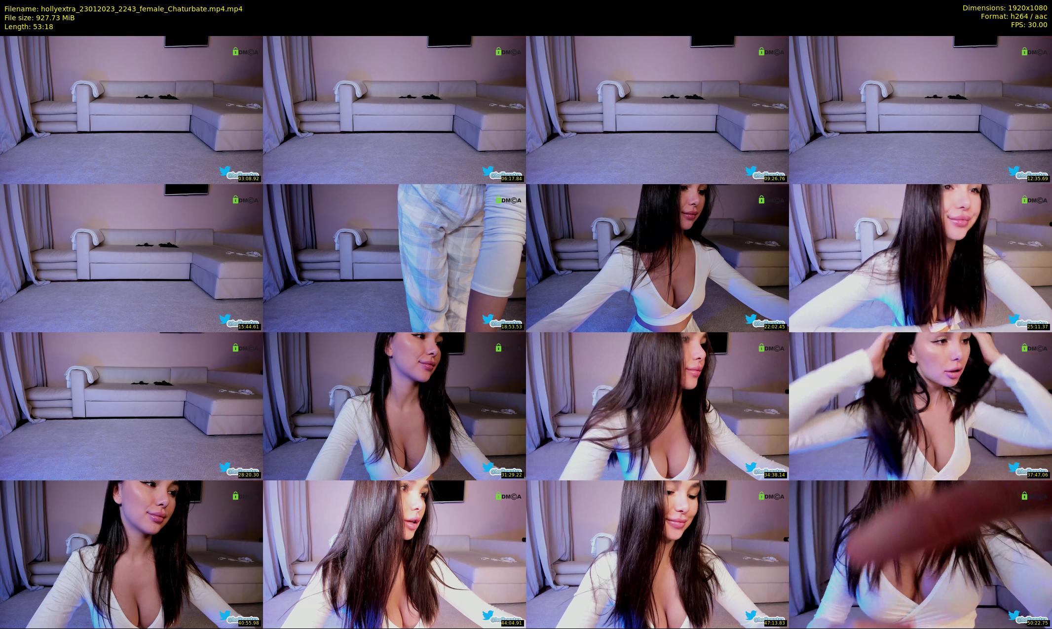 hollyextra — 54 minute Chaturbate female cam show recording, 1080p, Jan 23, 2023