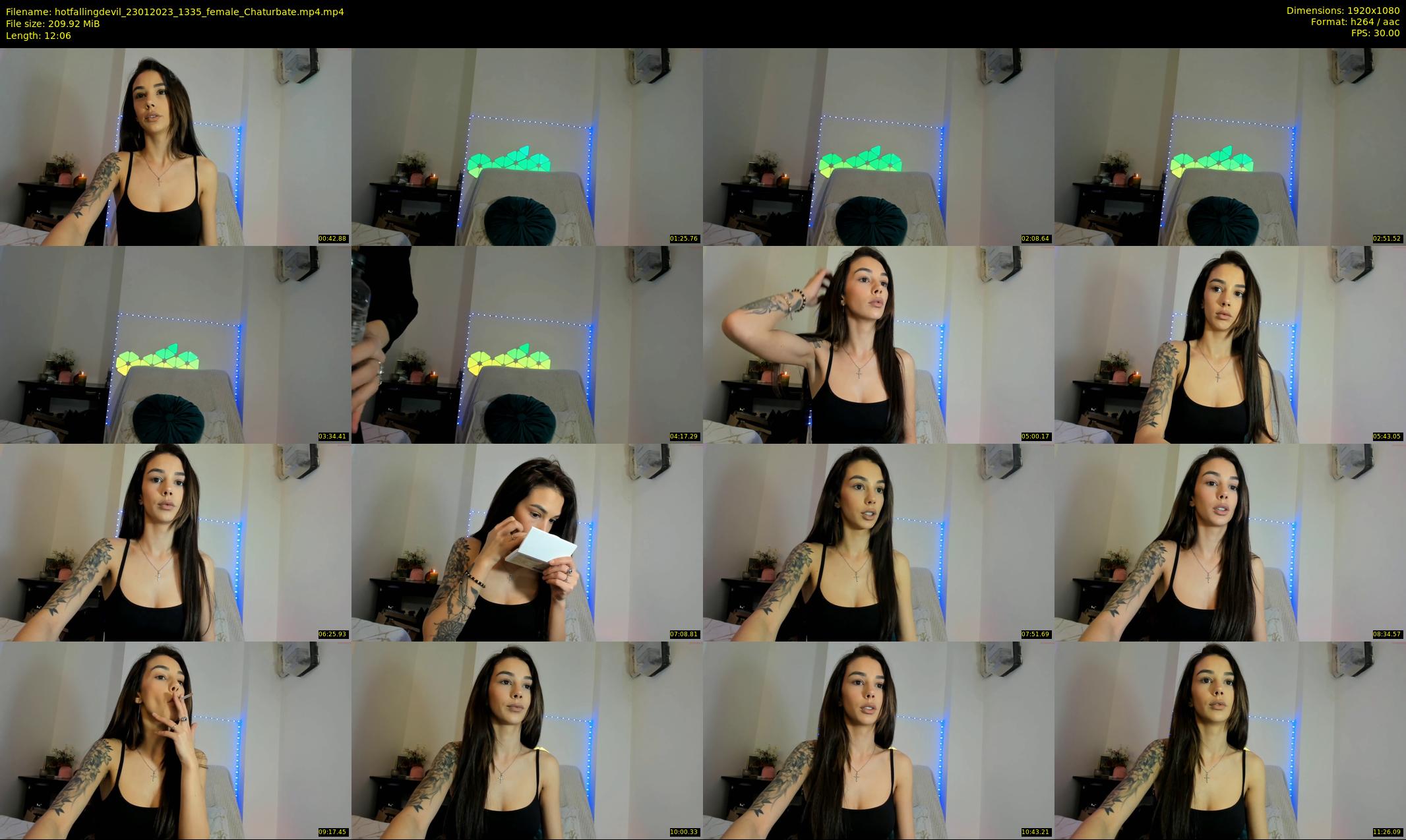 hotfallingdevil — 13 minute Chaturbate female cam show recording, 1080p, Jan 23, 2023