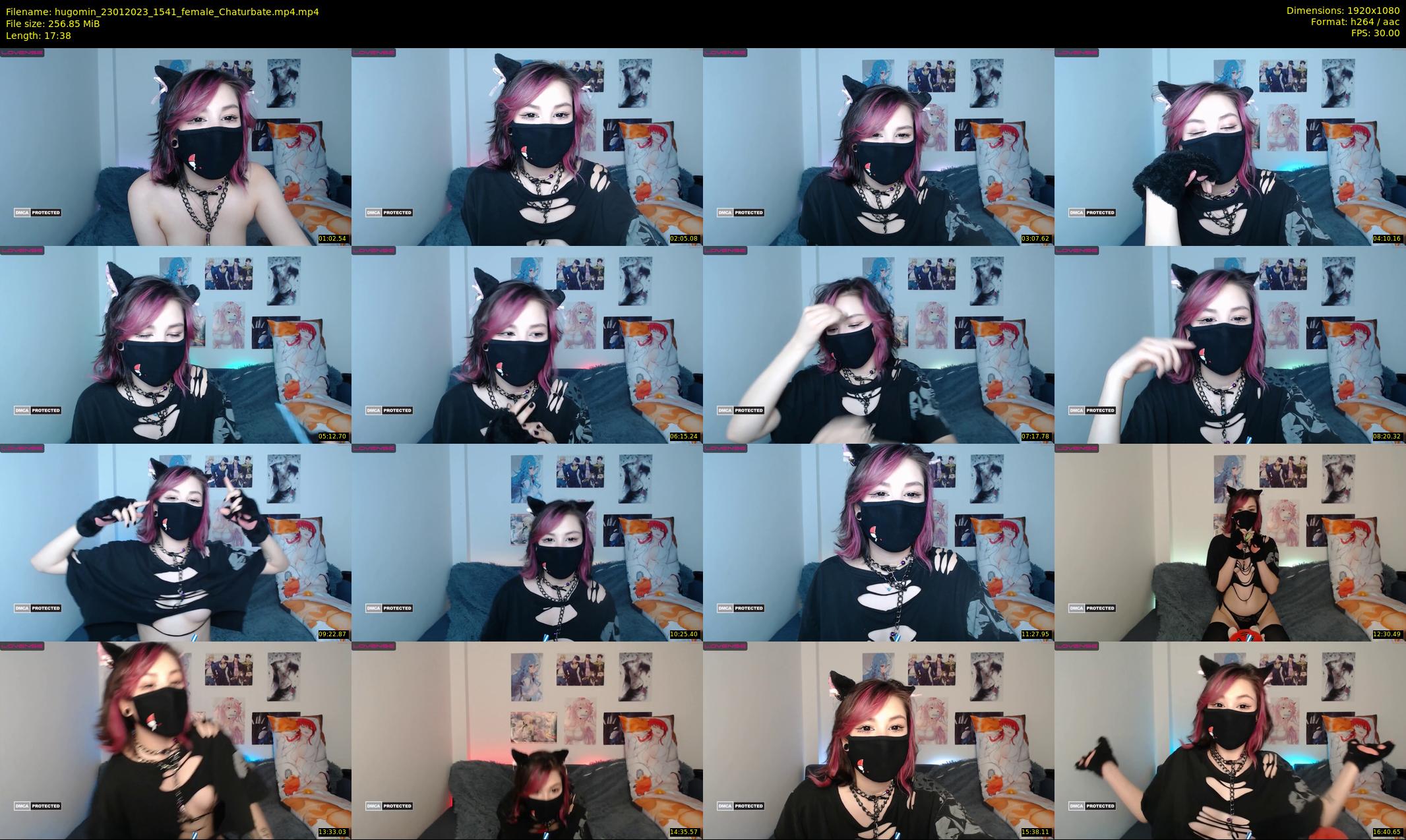 hugomin — 18 minute Chaturbate female cam show recording, 1080p, Jan 23, 2023