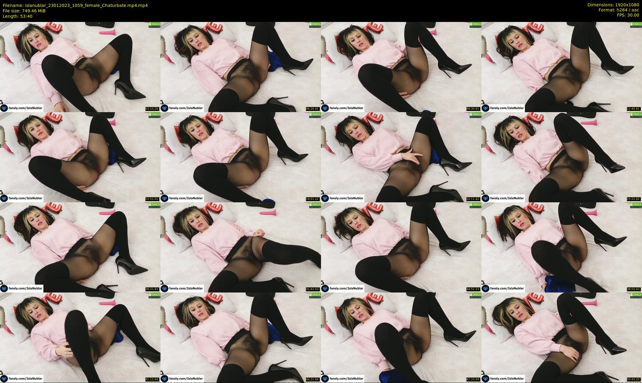 islanublar — 54 minute Chaturbate female cam show recording, 1080p, Jan 23, 2023