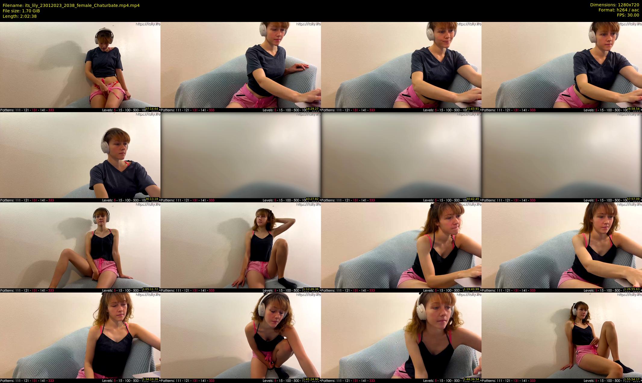its_lily — 123 minute Chaturbate female cam show recording, 720p, Jan 23, 2023