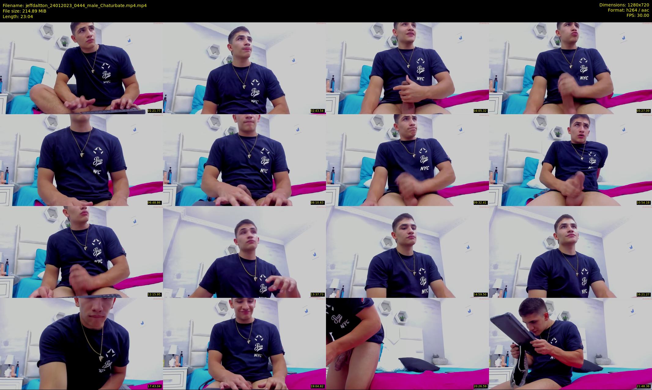 jeffdaltton — 24 minute Chaturbate male cam show recording, 720p, Jan 24, 2023