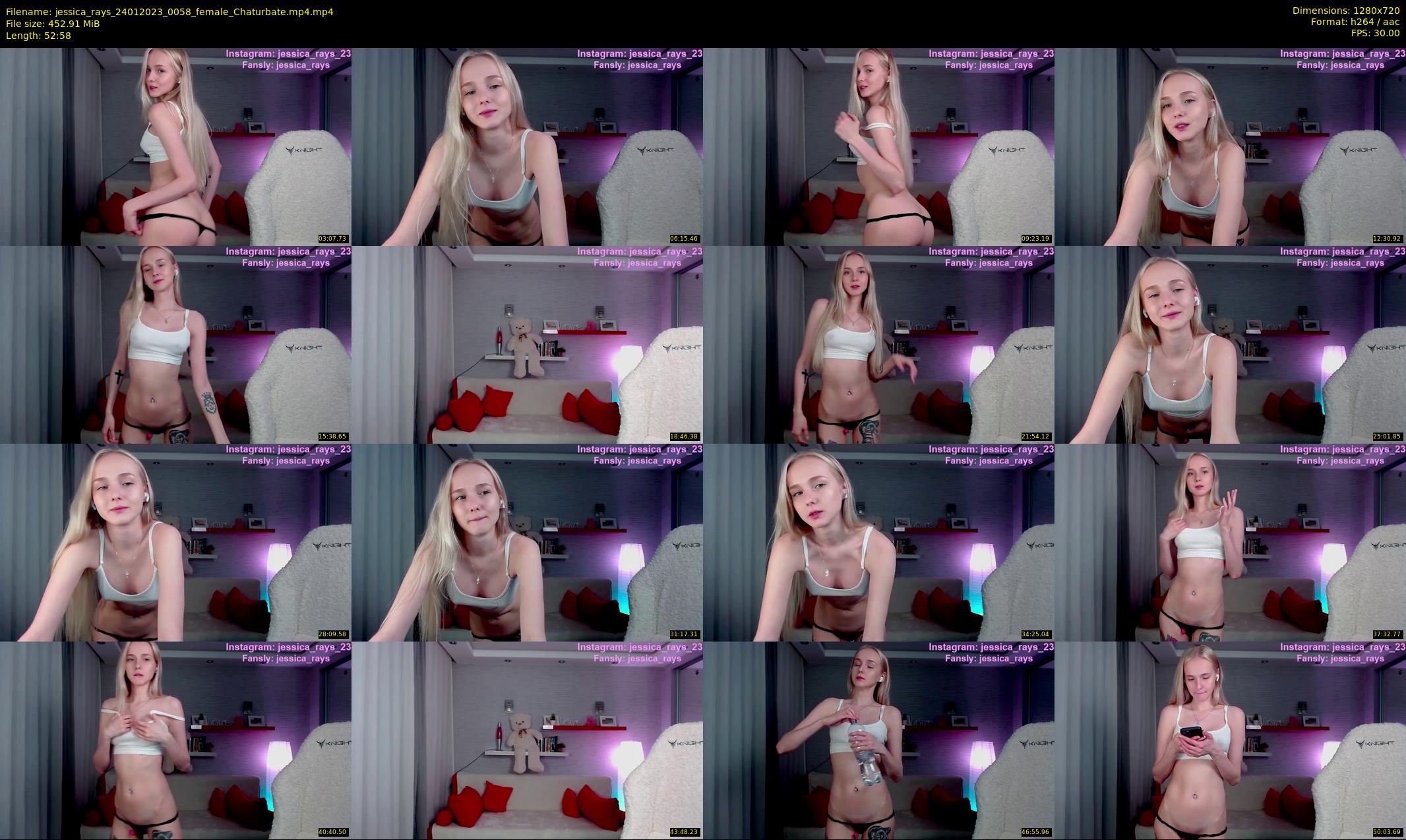 jessica_rays — 53 minute Chaturbate couple cam show recording, 720p, Jan 24, 2023