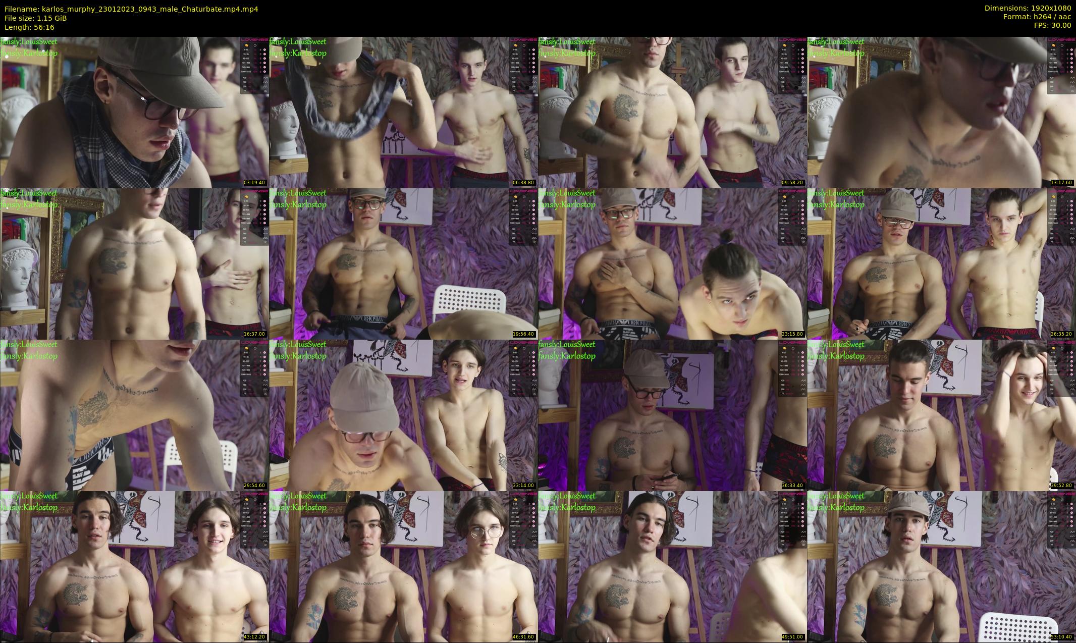 karlos_murphy — 57 minute Chaturbate male cam show recording, 1080p, Jan 23, 2023