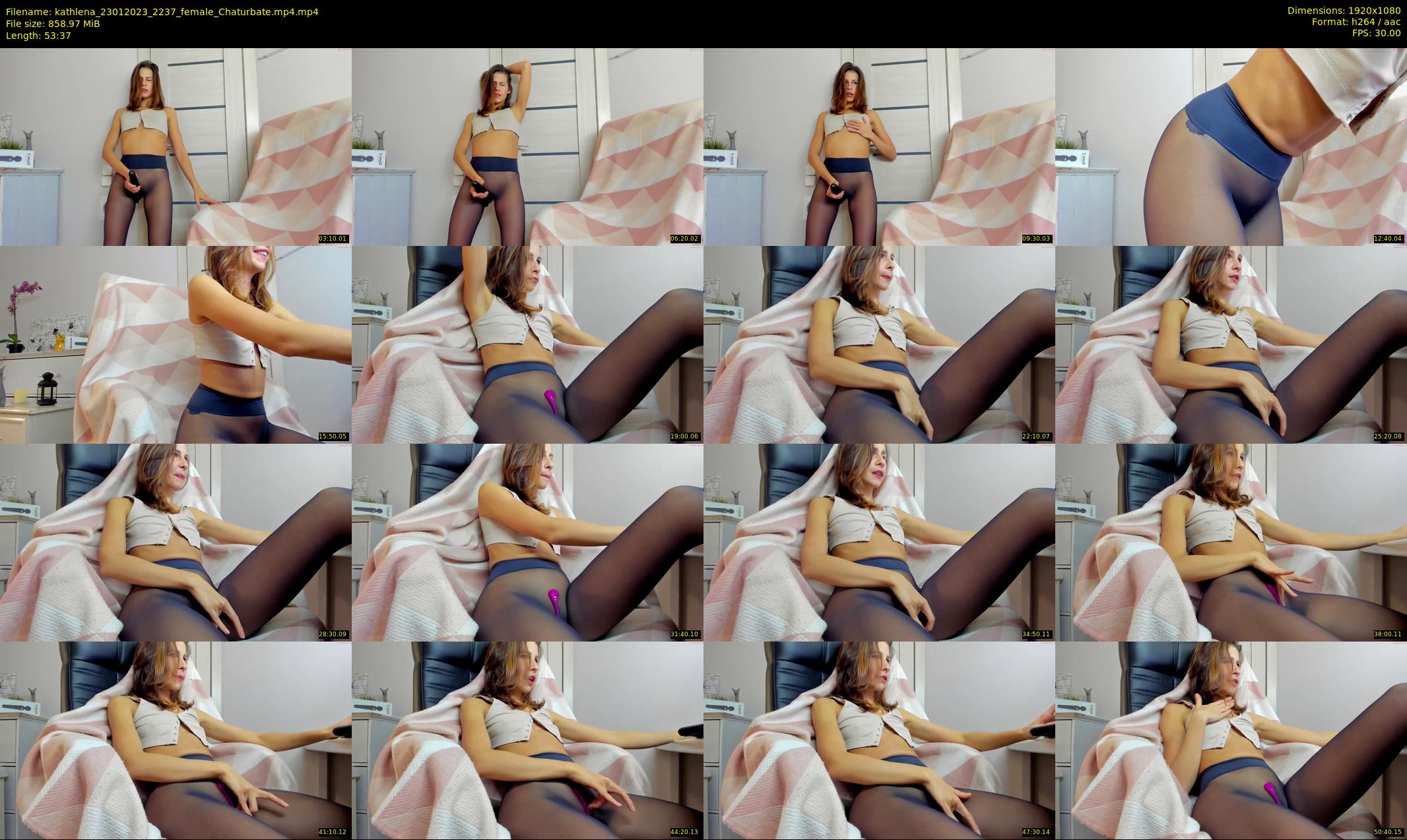 kathlena — 54 minute Chaturbate female cam show recording, 1080p, Jan 23, 2023