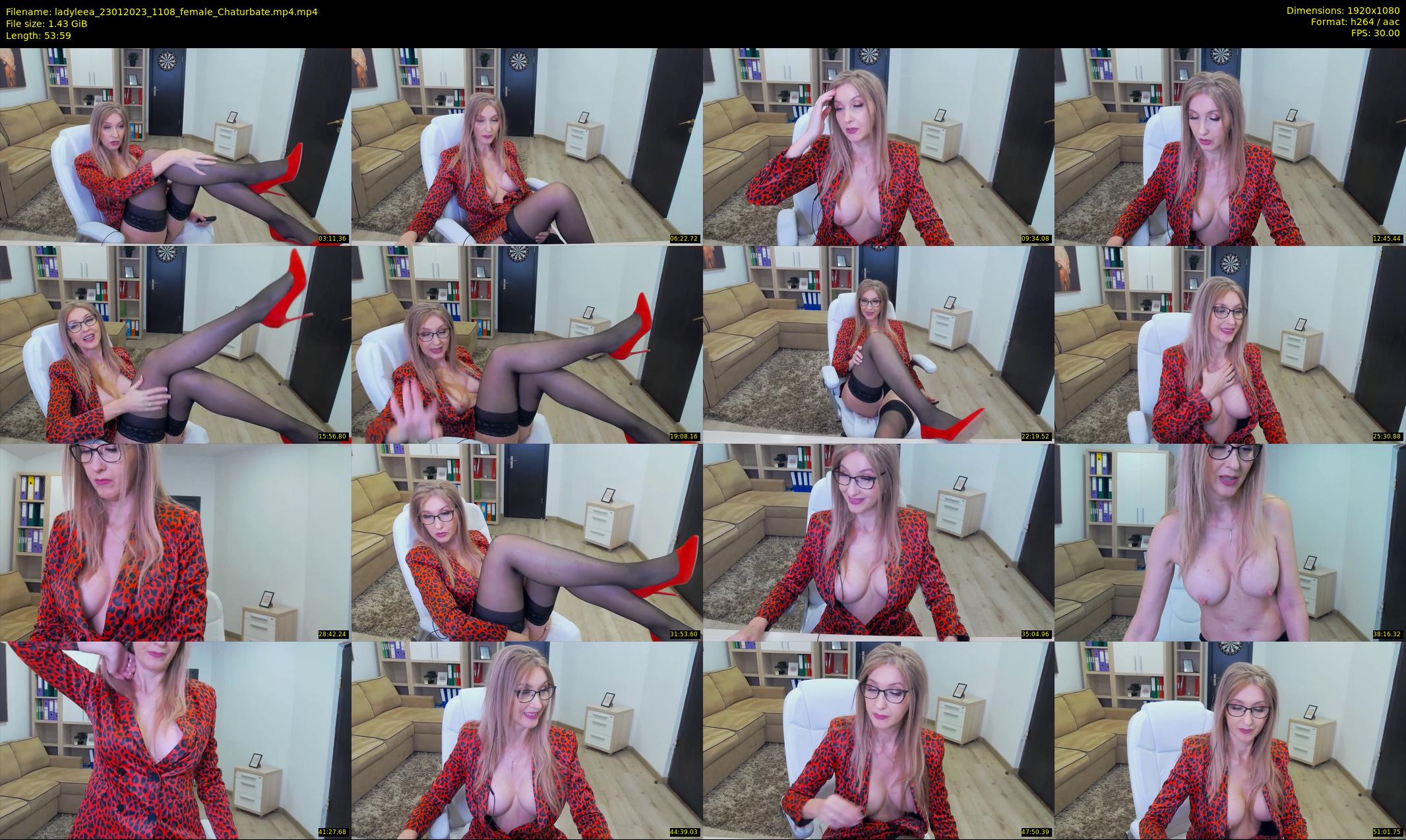 ladyleea — 54 minute Chaturbate female cam show recording, 1080p, Jan 23, 2023