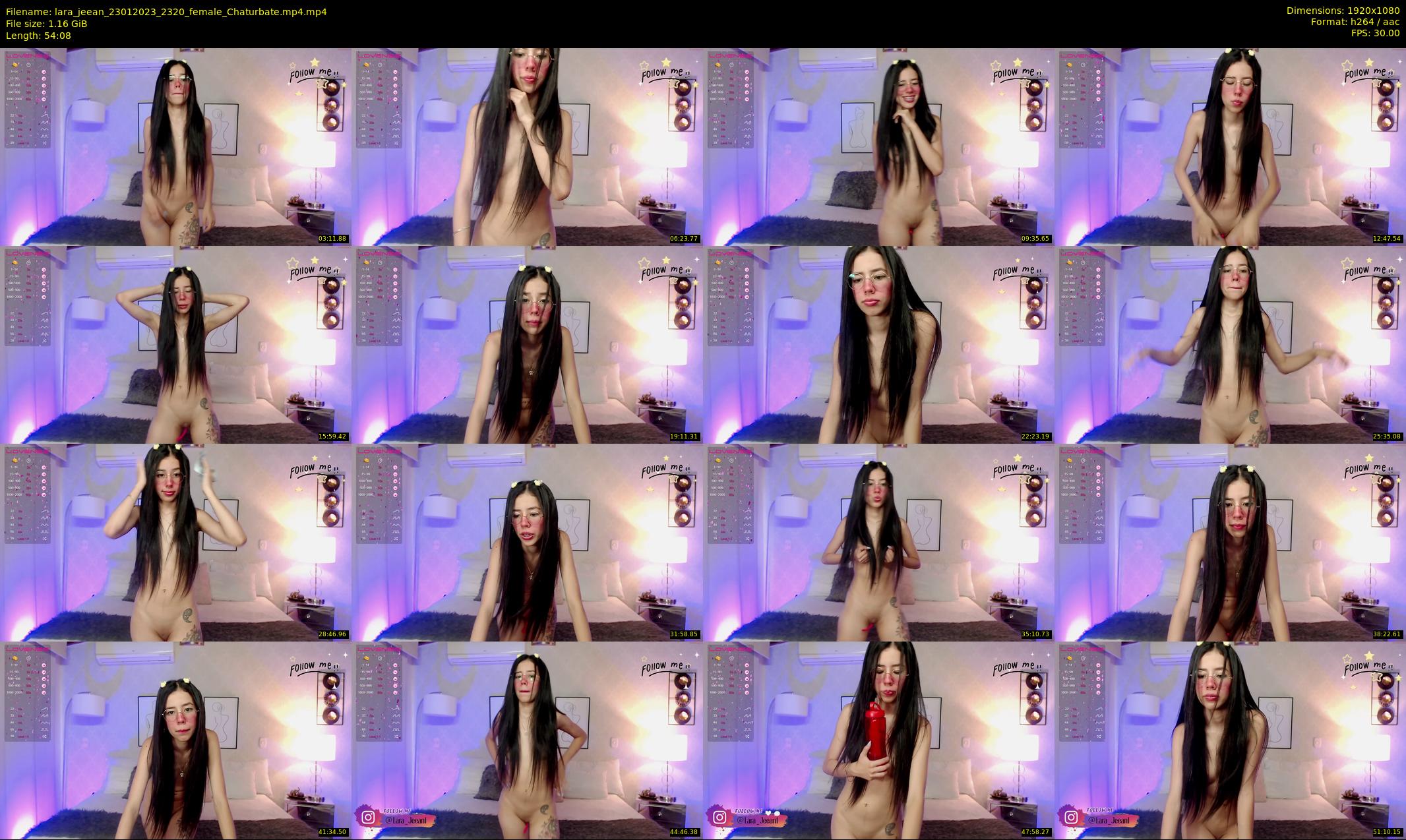 lara_jeean — 55 minute Chaturbate female cam show recording, 1080p, Jan 23, 2023