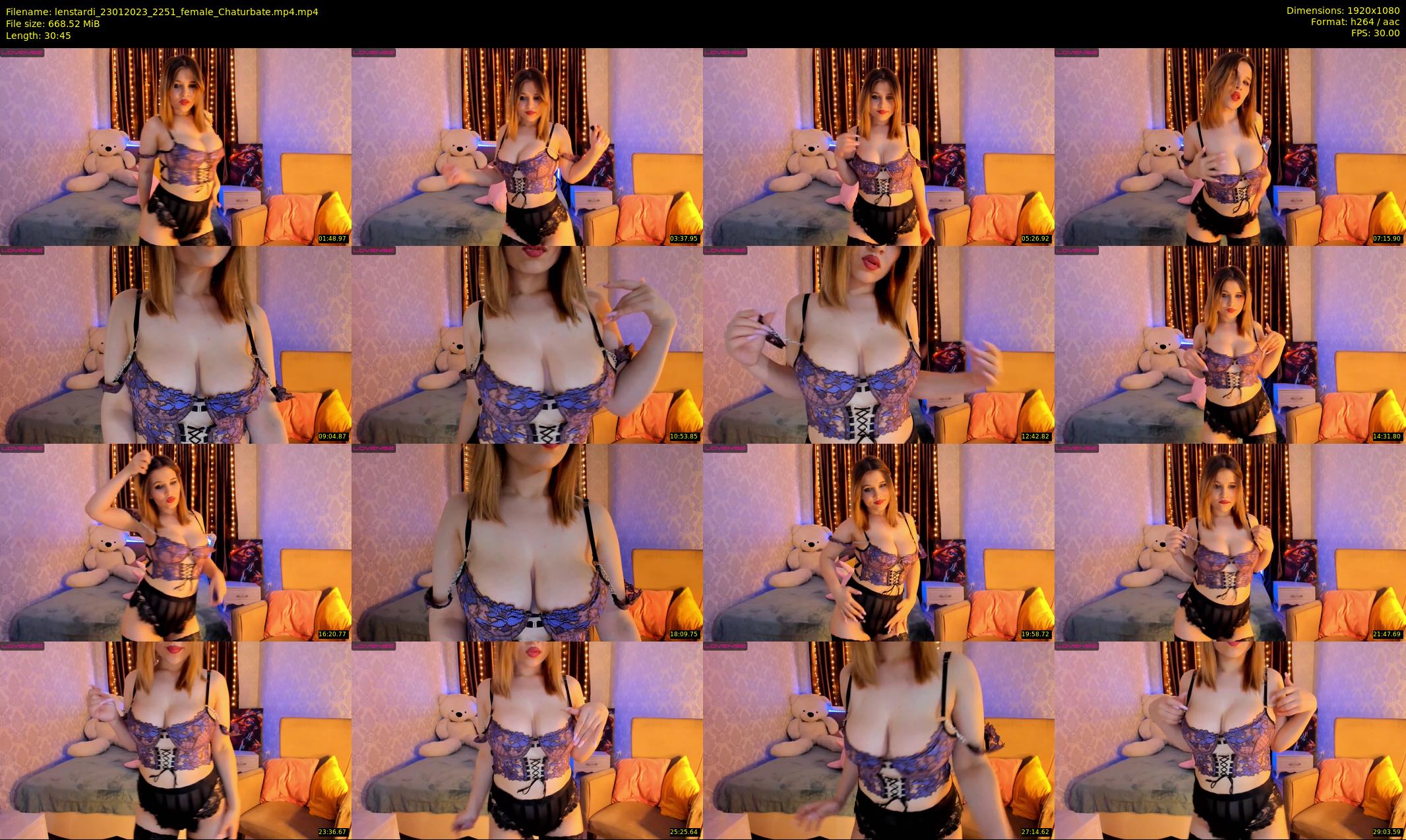lenstardi — 31 minute Chaturbate female cam show recording, 1080p, Jan 23, 2023