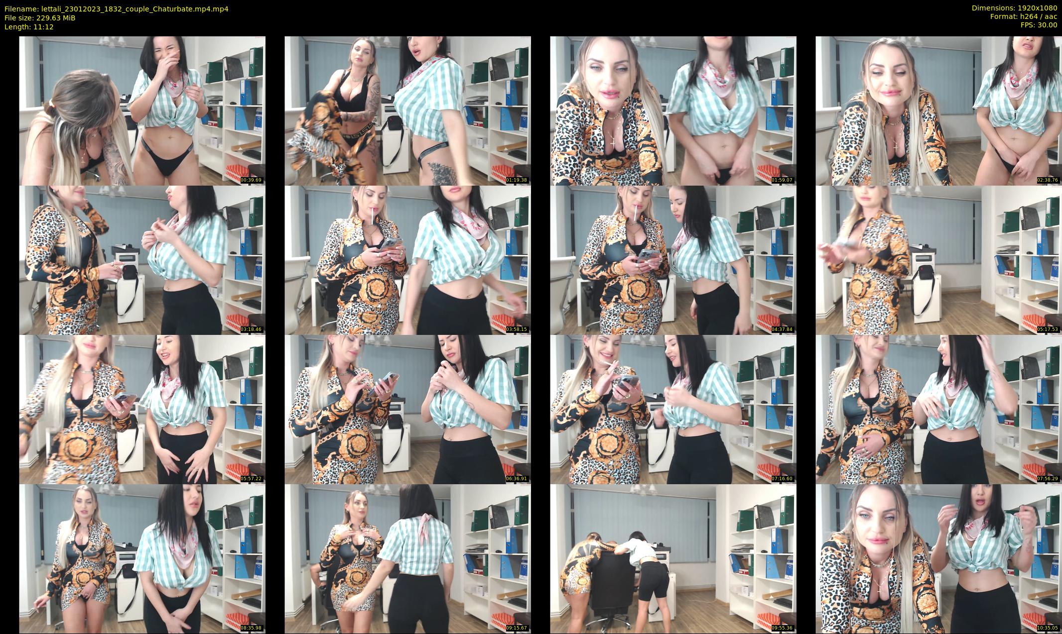 lettali — 12 minute Chaturbate female cam show recording, 1080p, Jan 23, 2023