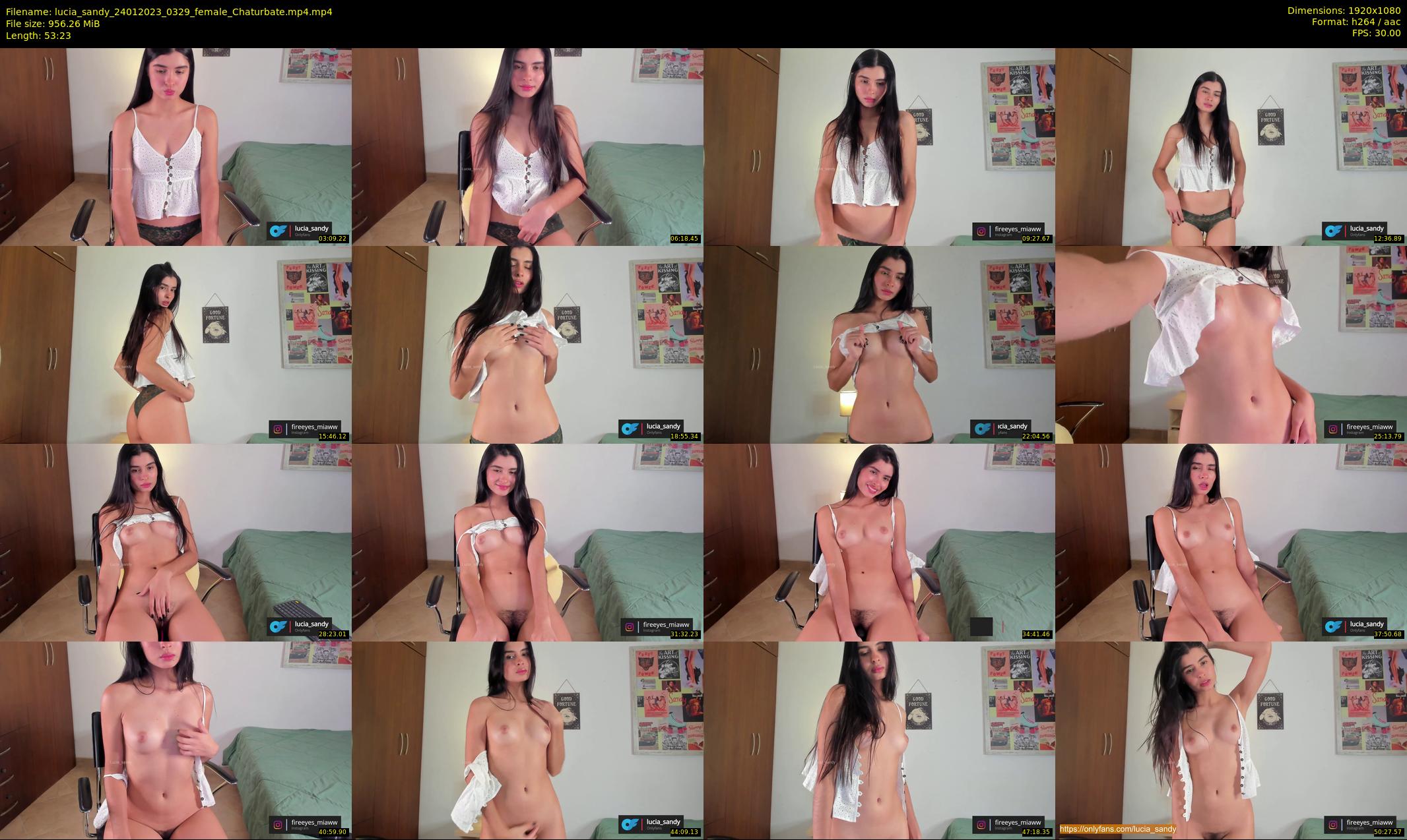 lucia_sandy — 54 minute Chaturbate female cam show recording, 1080p, Jan 24, 2023