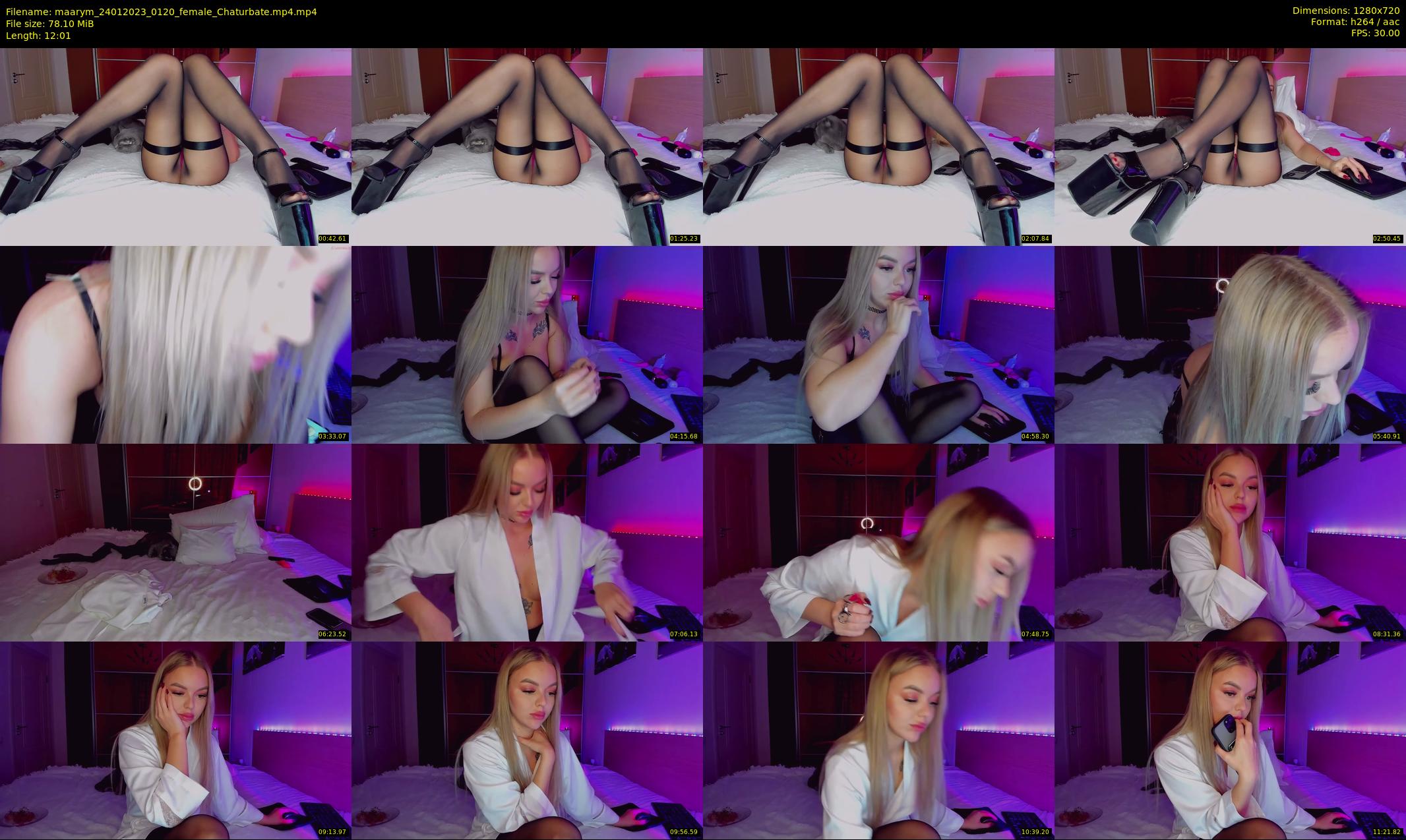 maarym — 13 minute Chaturbate couple cam show recording, 720p, Jan 24, 2023