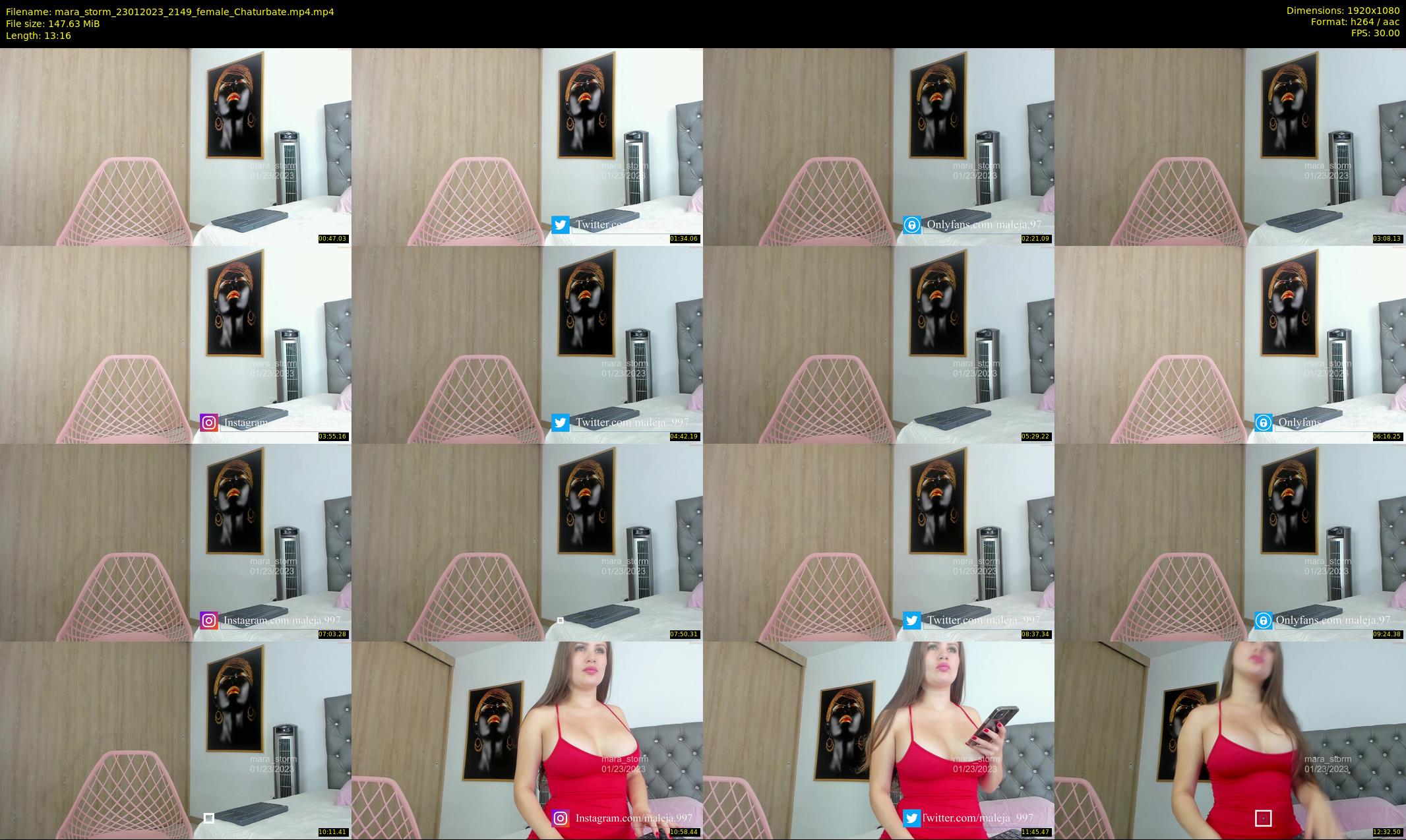 mara_storm — 14 minute Chaturbate female cam show recording, 1080p, Jan 23, 2023