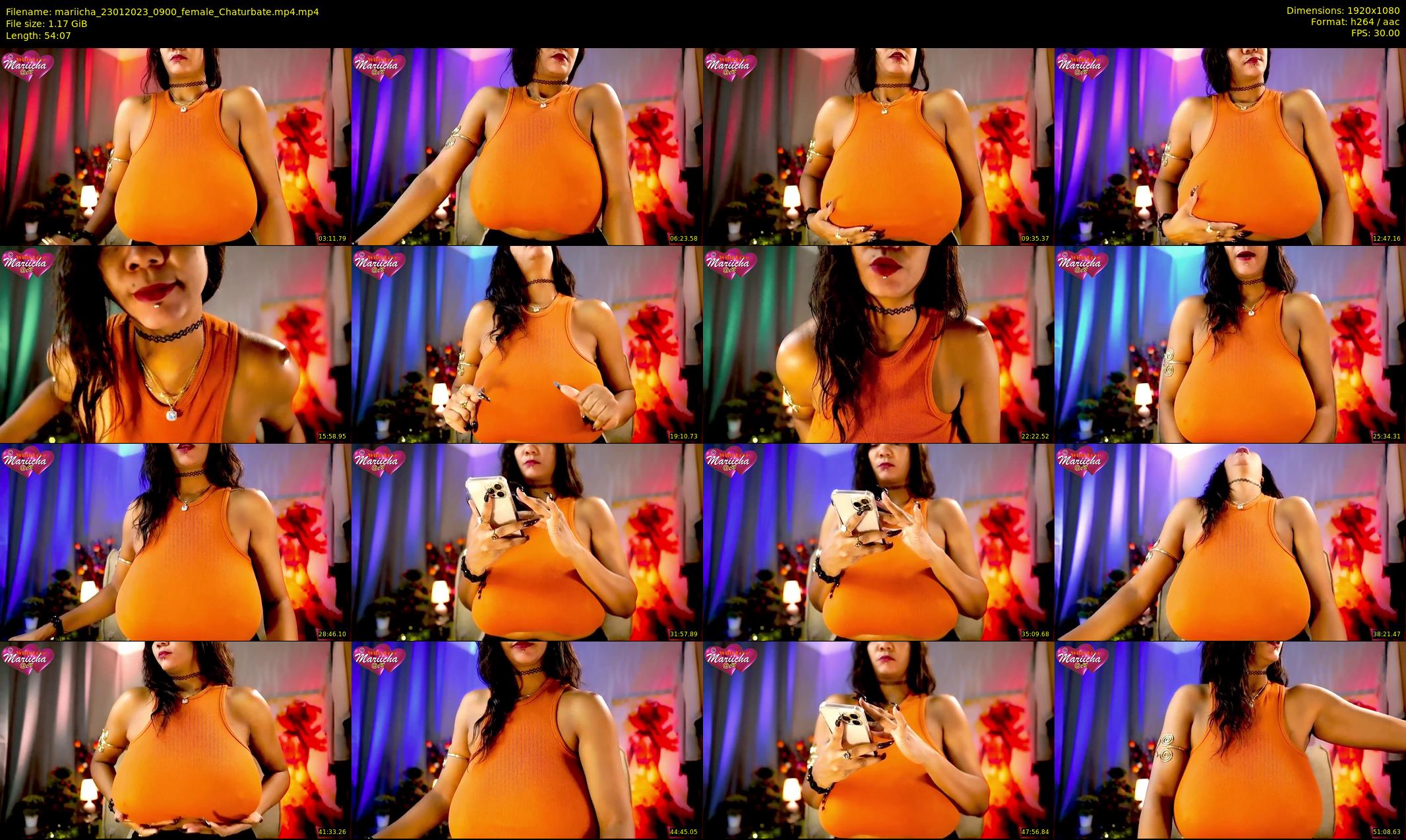 mariicha — 55 minute Chaturbate female cam show recording, 1080p, Jan 23, 2023