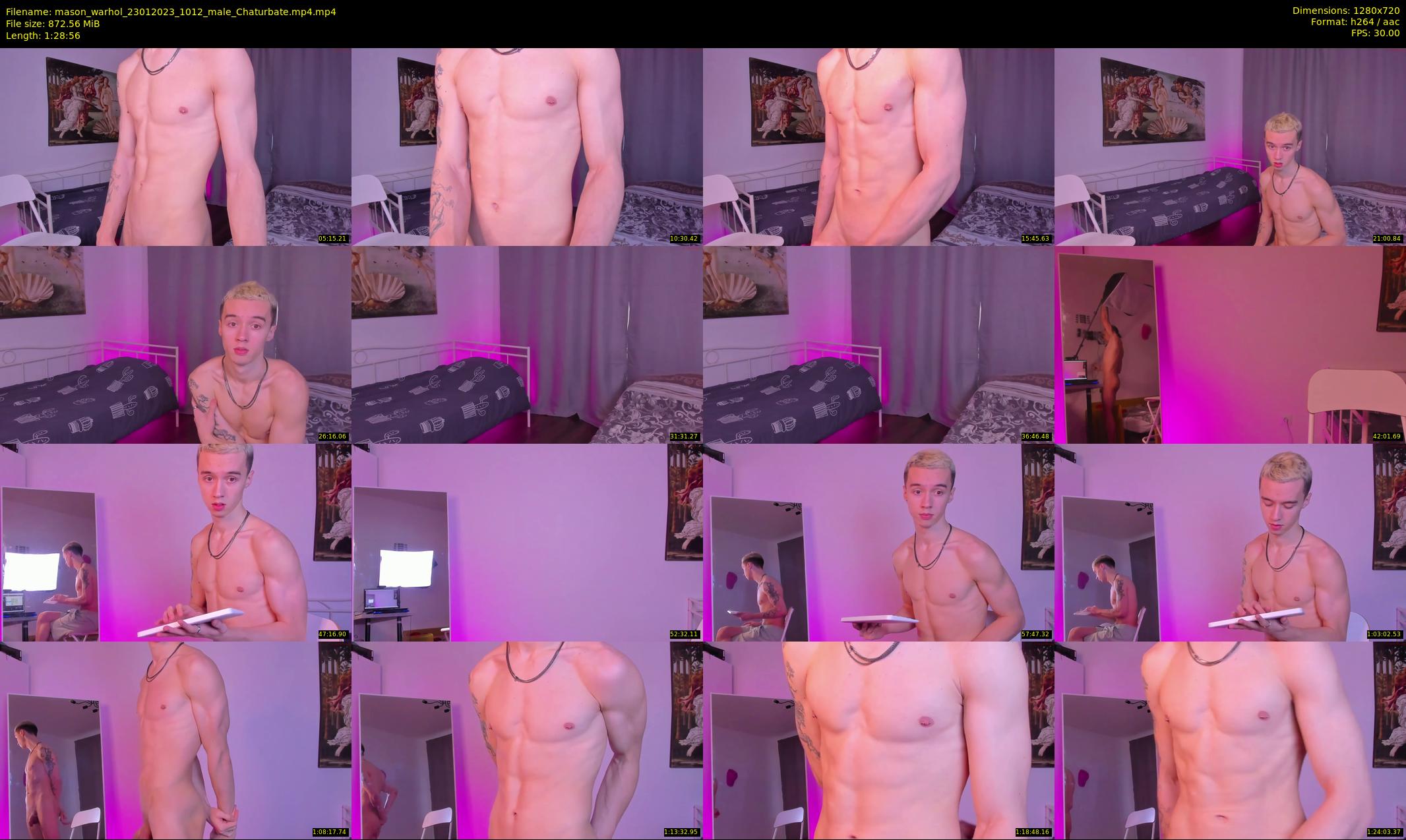 mason_warhol — 89 minute Chaturbate male cam show recording, 720p, Jan 23, 2023