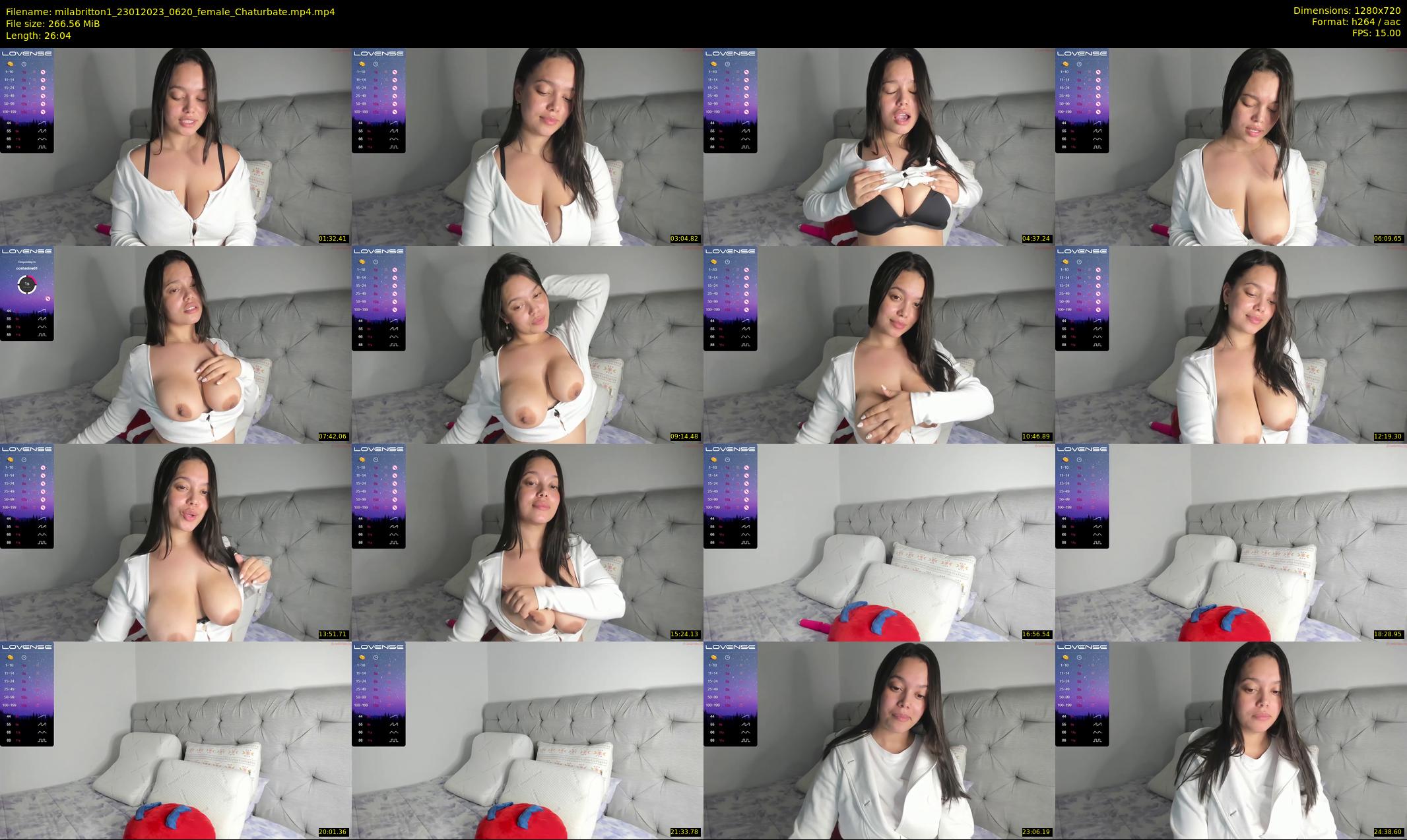 milabritton1 — 27 minute Chaturbate female cam show recording, 720p, Jan 23, 2023