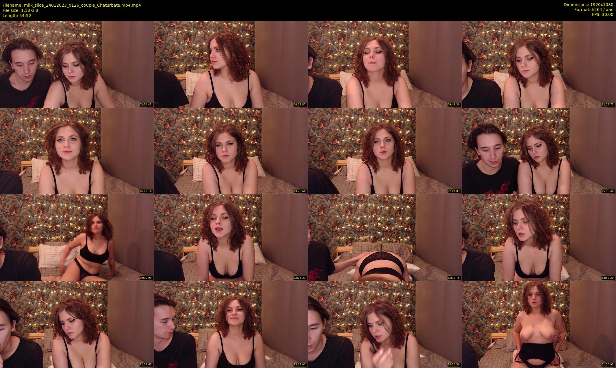milk_slice — 55 minute Chaturbate couple cam show recording, 1080p, Jan 24, 2023