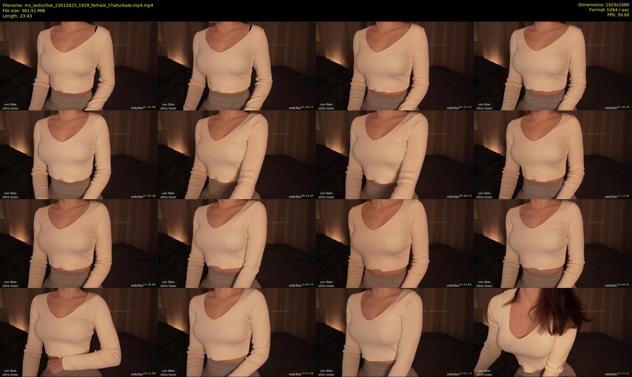 ms_seductive — 24 minute Chaturbate female cam show recording, 1080p, Jan 23, 2023