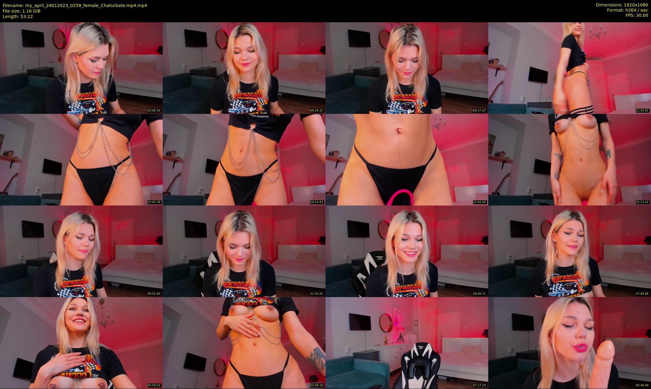 my_april — 54 minute Chaturbate female cam show recording, 1080p, Jan 24, 2023