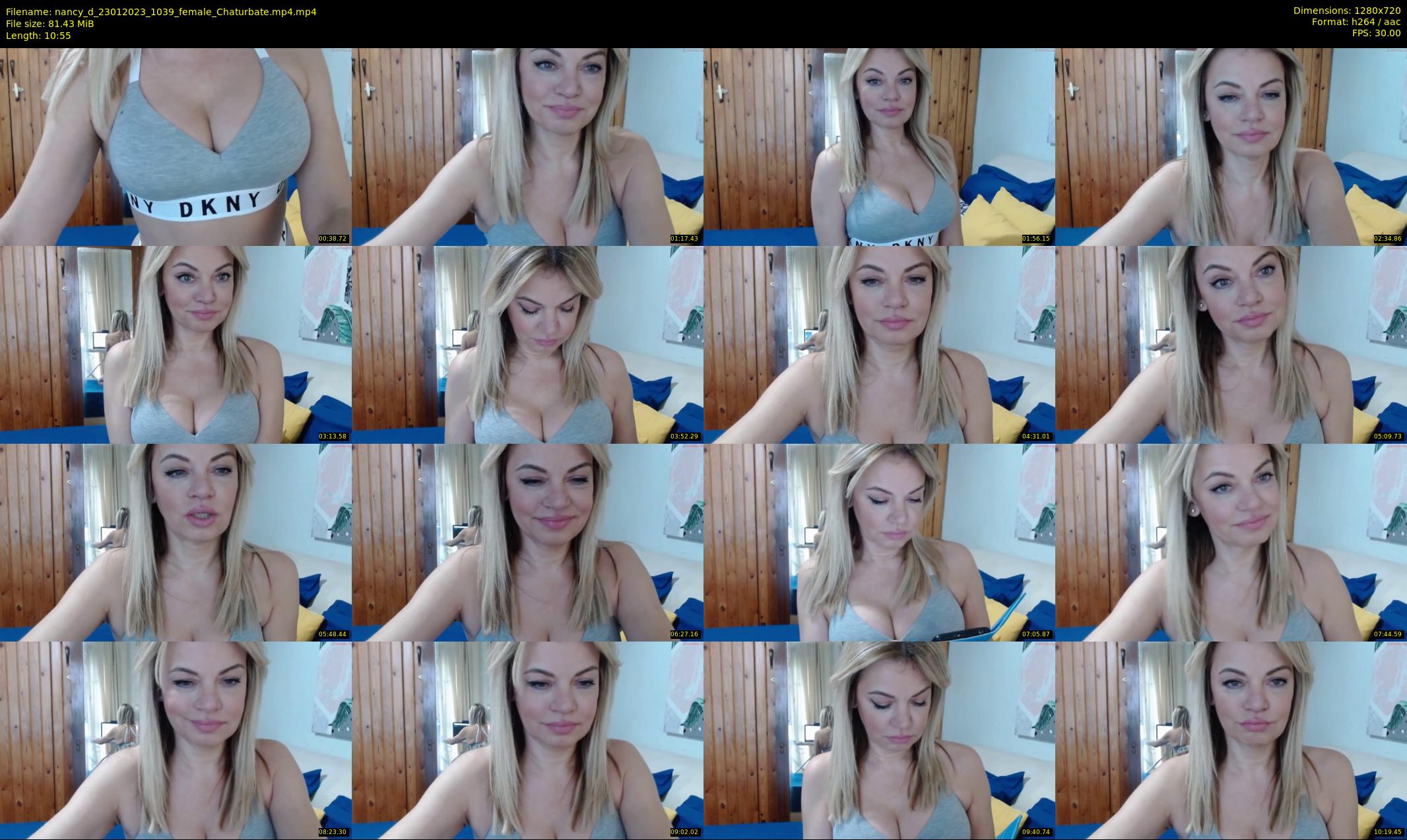 nancy_d — 11 minute Chaturbate female cam show recording, 720p, Jan 23, 2023