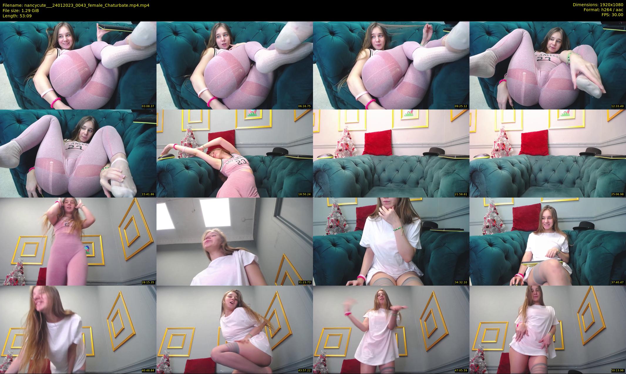 nancycute__ — 54 minute Chaturbate female cam show recording, 1080p, Jan 24, 2023