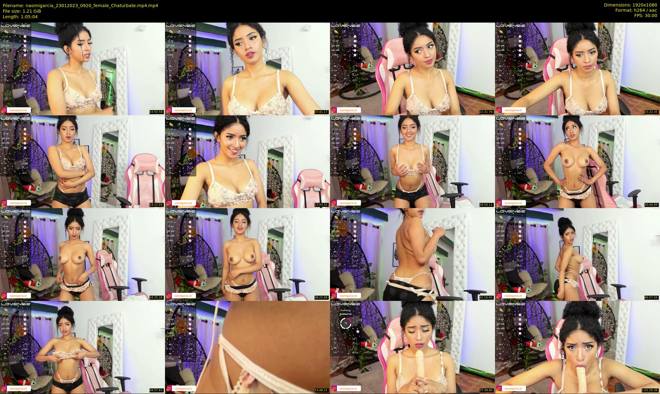 naomigarcia — 66 minute Chaturbate female cam show recording, 1080p, Jan 23, 2023