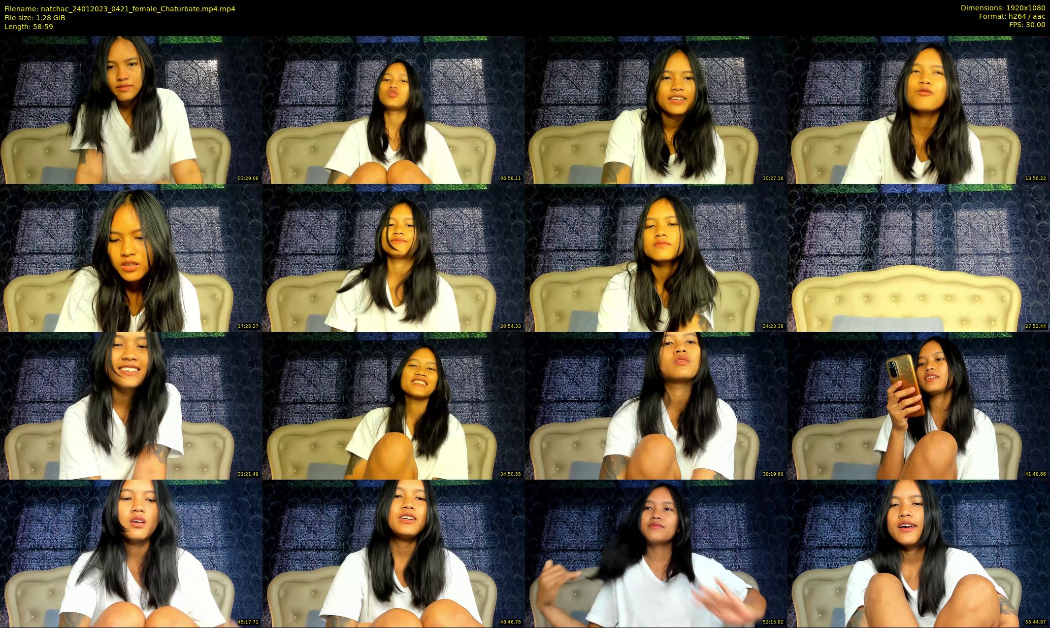 natchac — 59 minute Chaturbate female cam show recording, 1080p, Jan 24, 2023