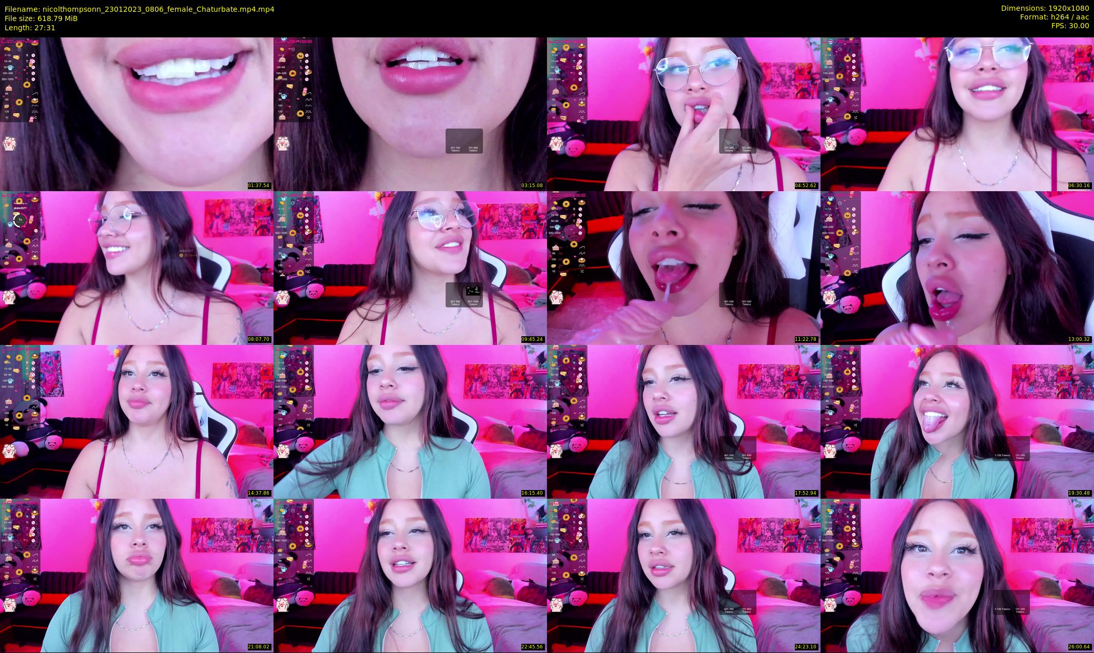 nicolthompsonn — 28 minute Chaturbate female cam show recording, 1080p, Jan 23, 2023