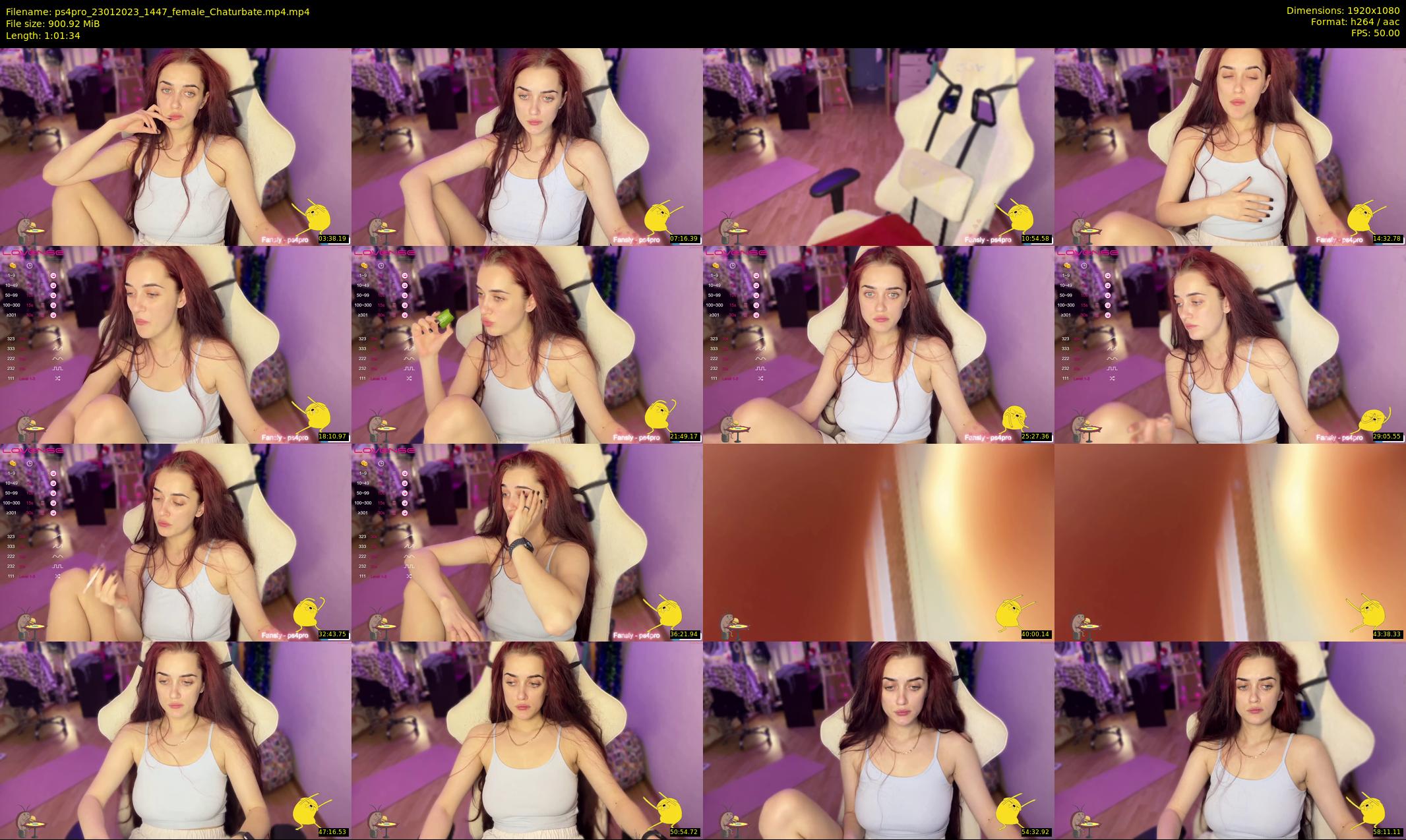 ps4pro — 62 minute Chaturbate female cam show recording, 1080p, Jan 23, 2023