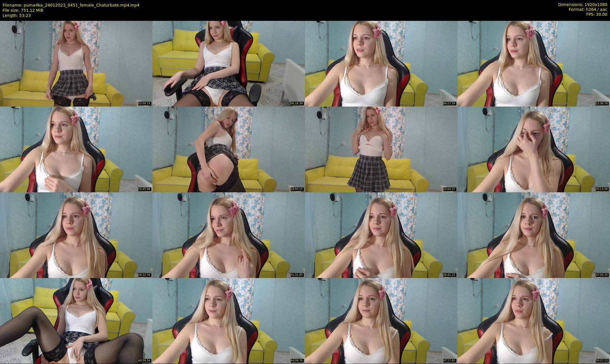 puma4ka — 54 minute Chaturbate female cam show recording, 1080p, Jan 24, 2023