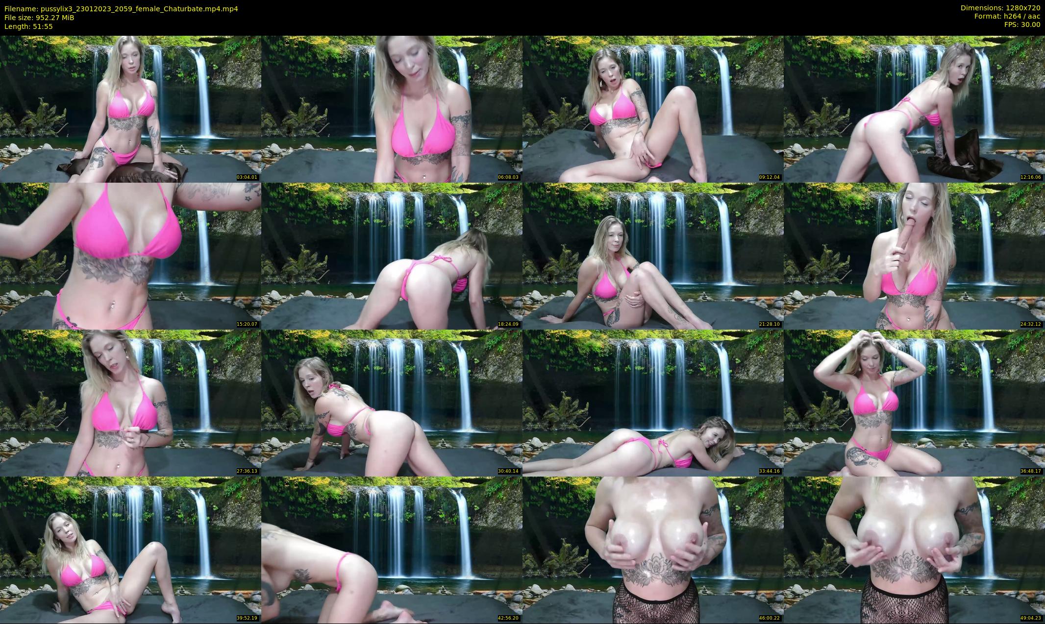 pussylix3 — 52 minute Chaturbate female cam show recording, 720p, Jan 23, 2023