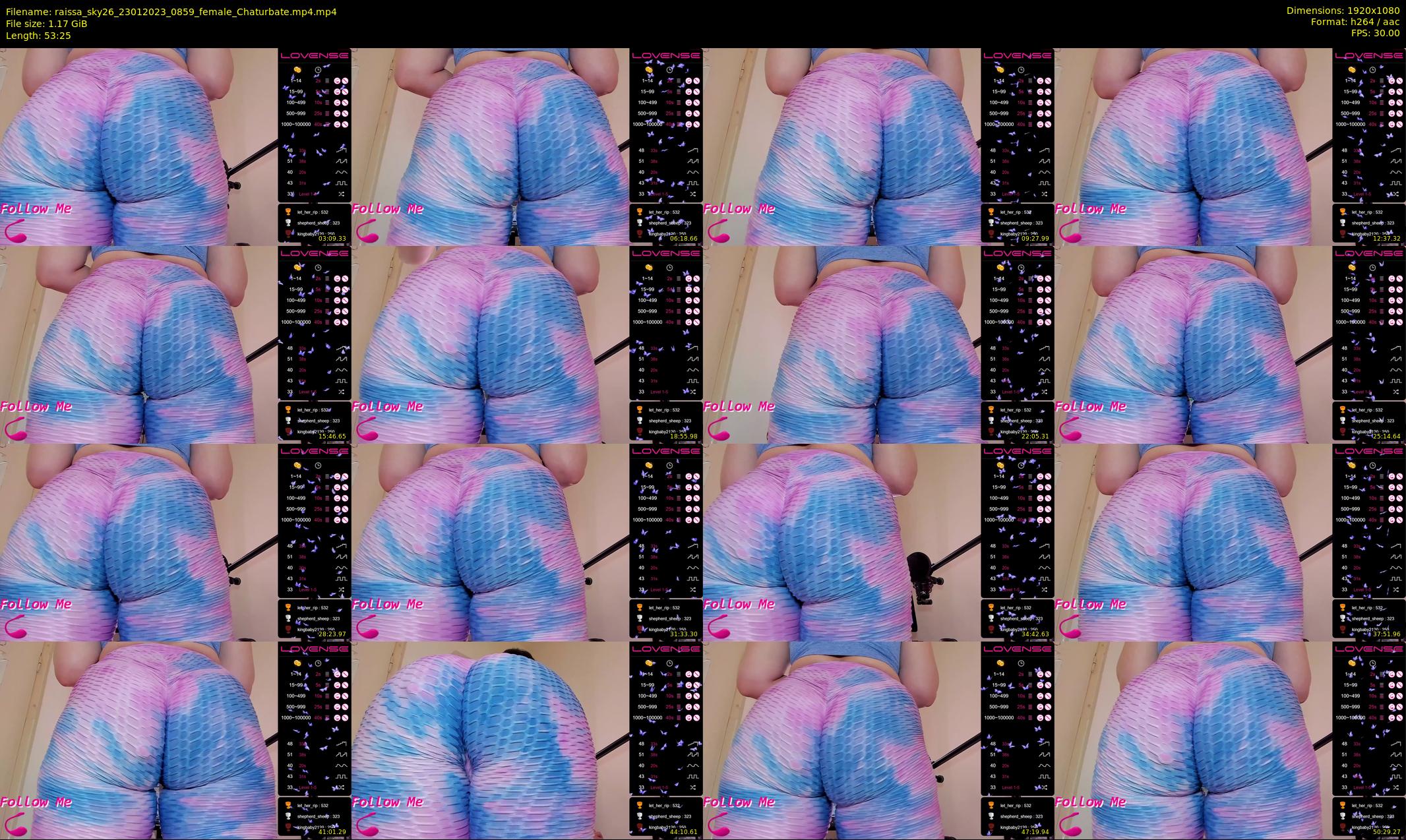 raissa_sky26 — 54 minute Chaturbate female cam show recording, 1080p, Jan 23, 2023
