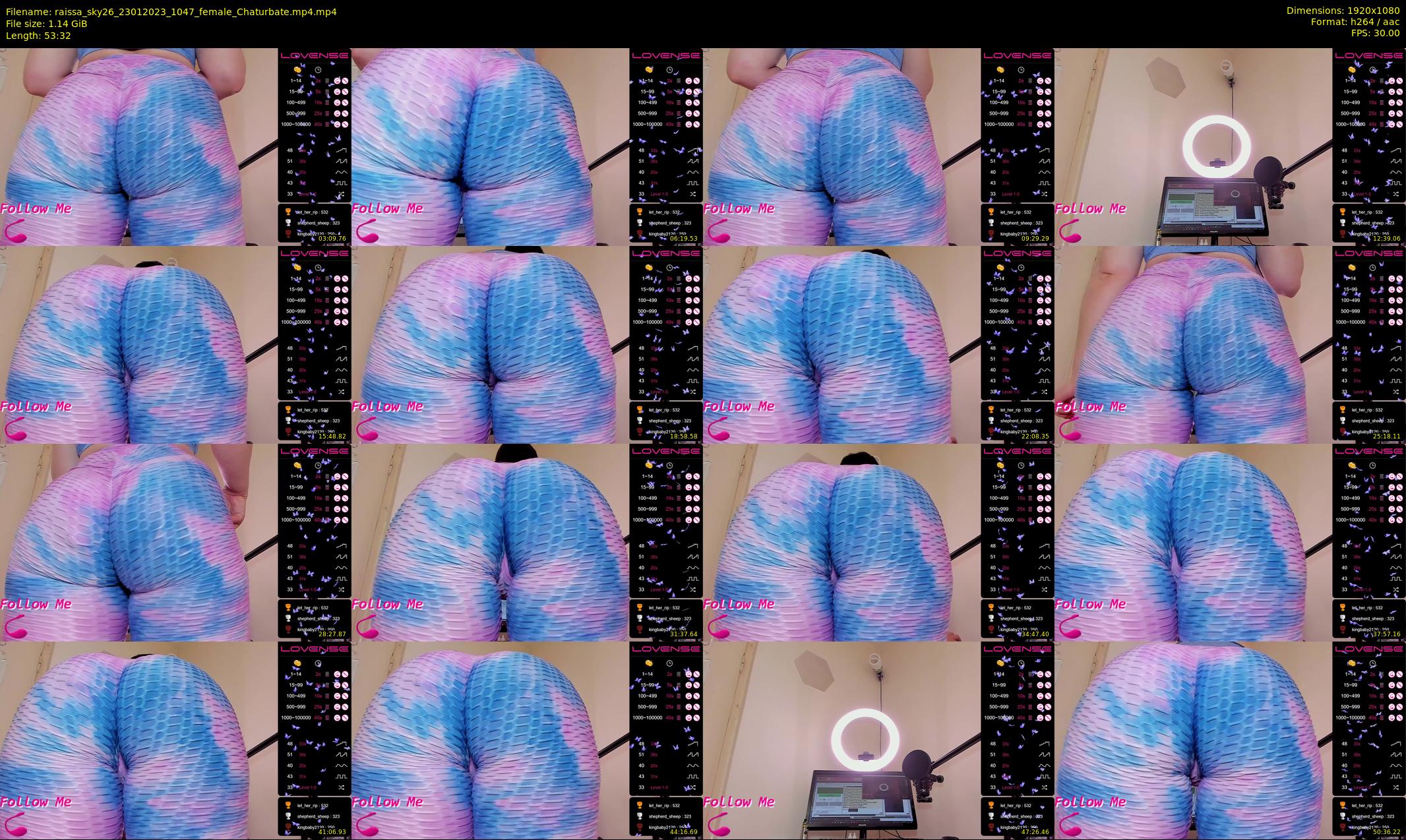 raissa_sky26 — 54 minute Chaturbate female cam show recording, 1080p, Jan 23, 2023