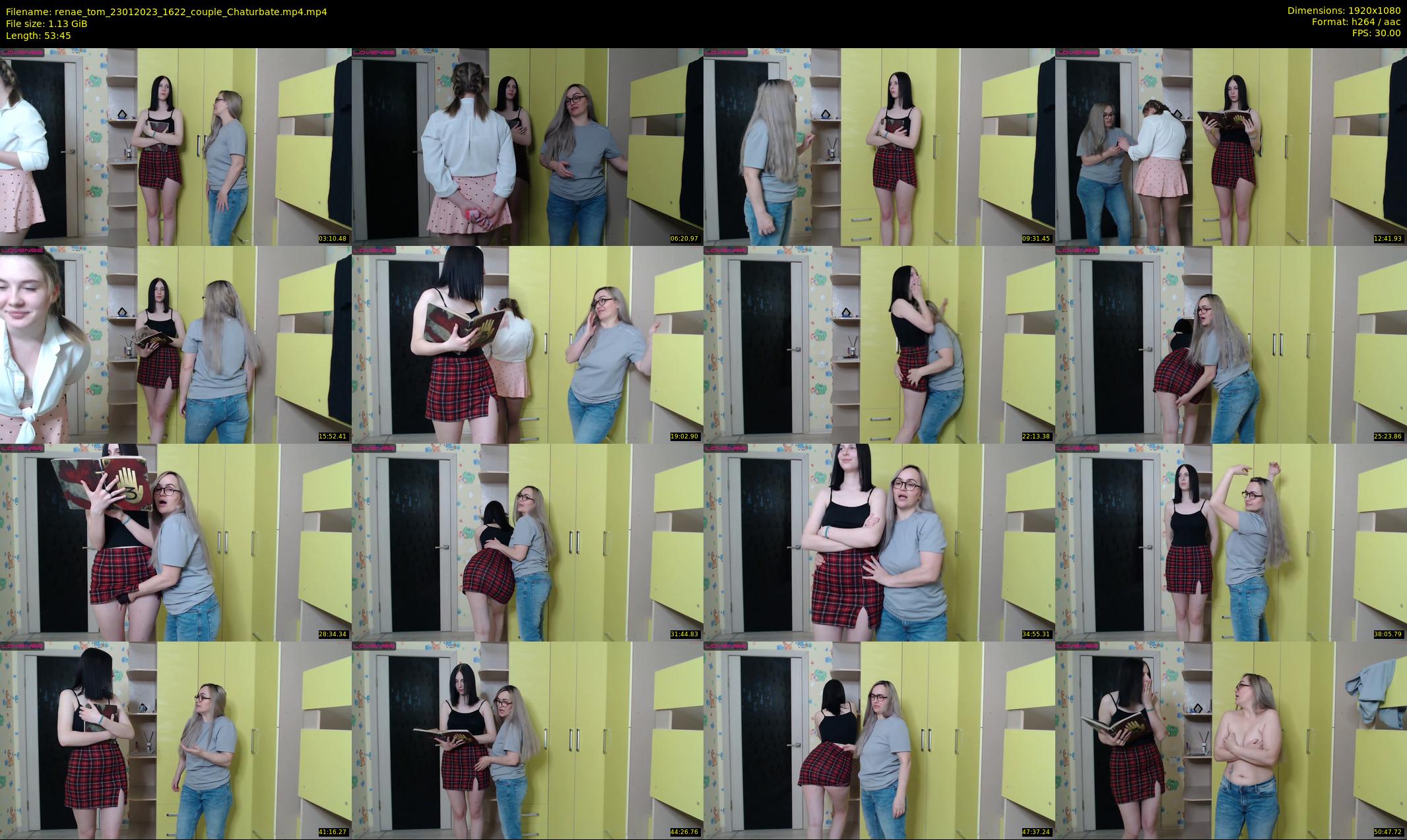 renae_tom — 54 minute Chaturbate couple cam show recording, 1080p, Jan 23, 2023