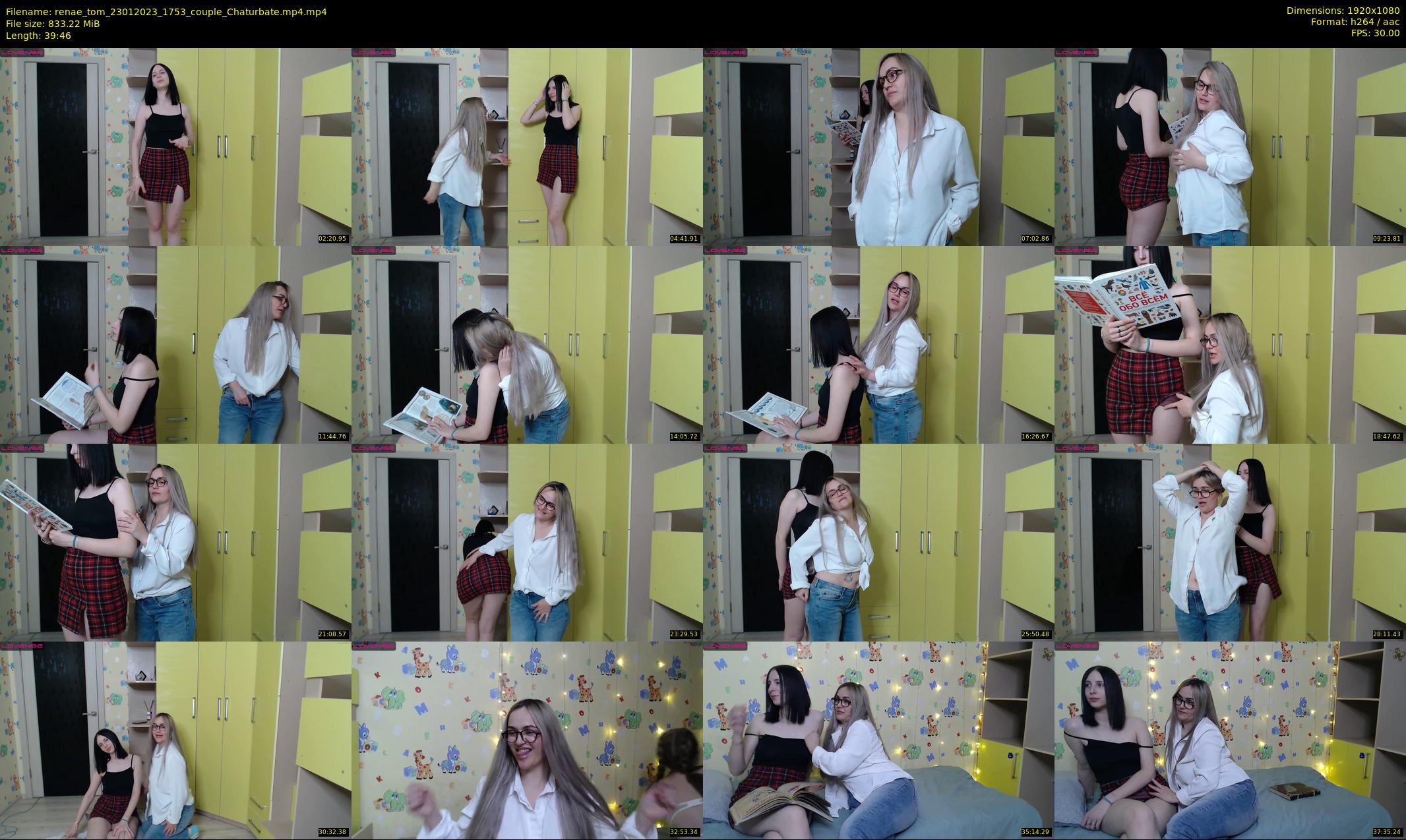 renae_tom — 40 minute Chaturbate couple cam show recording, 1080p, Jan 23, 2023