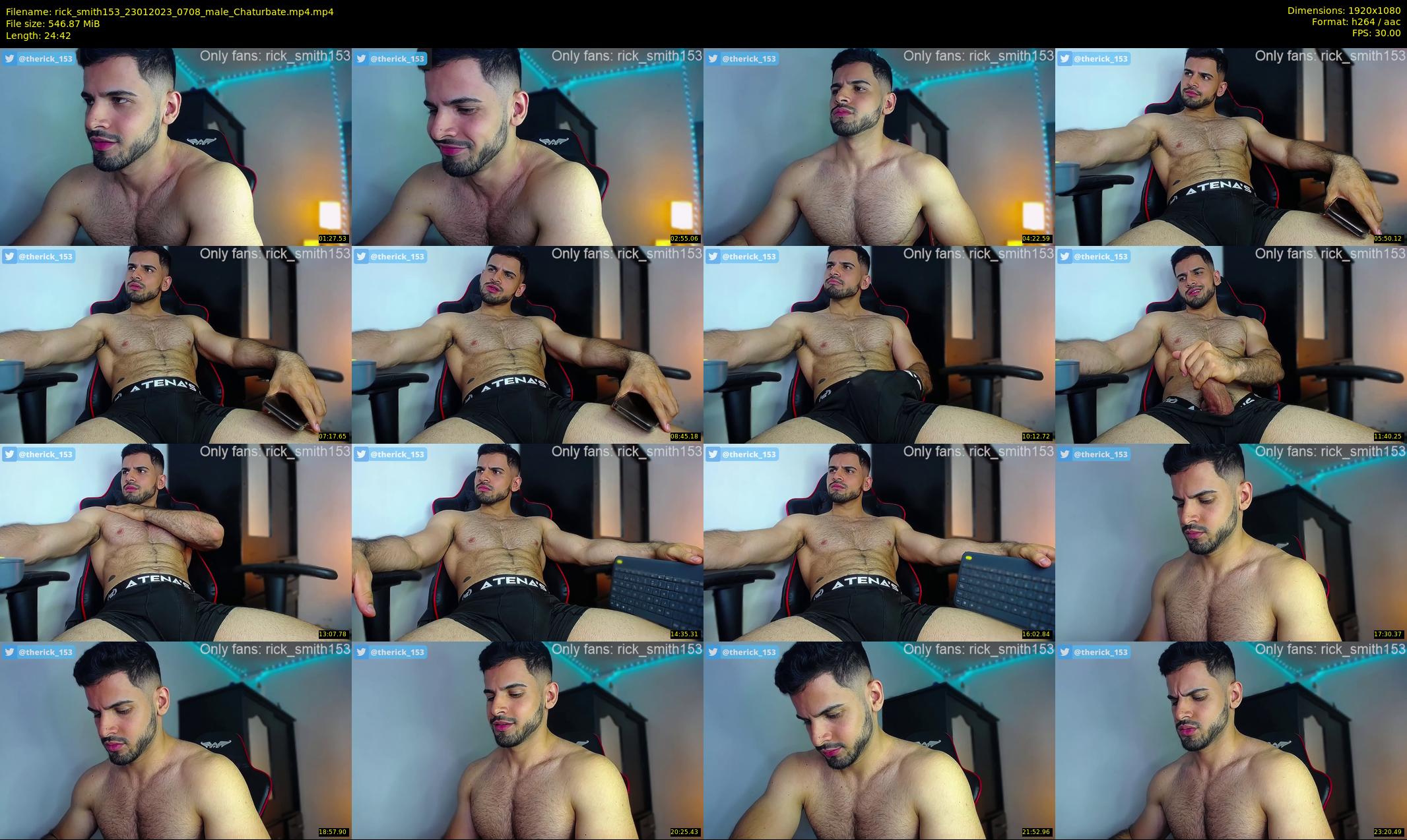 rick_smith153 — 25 minute Chaturbate male cam show recording, 1080p, Jan 23, 2023