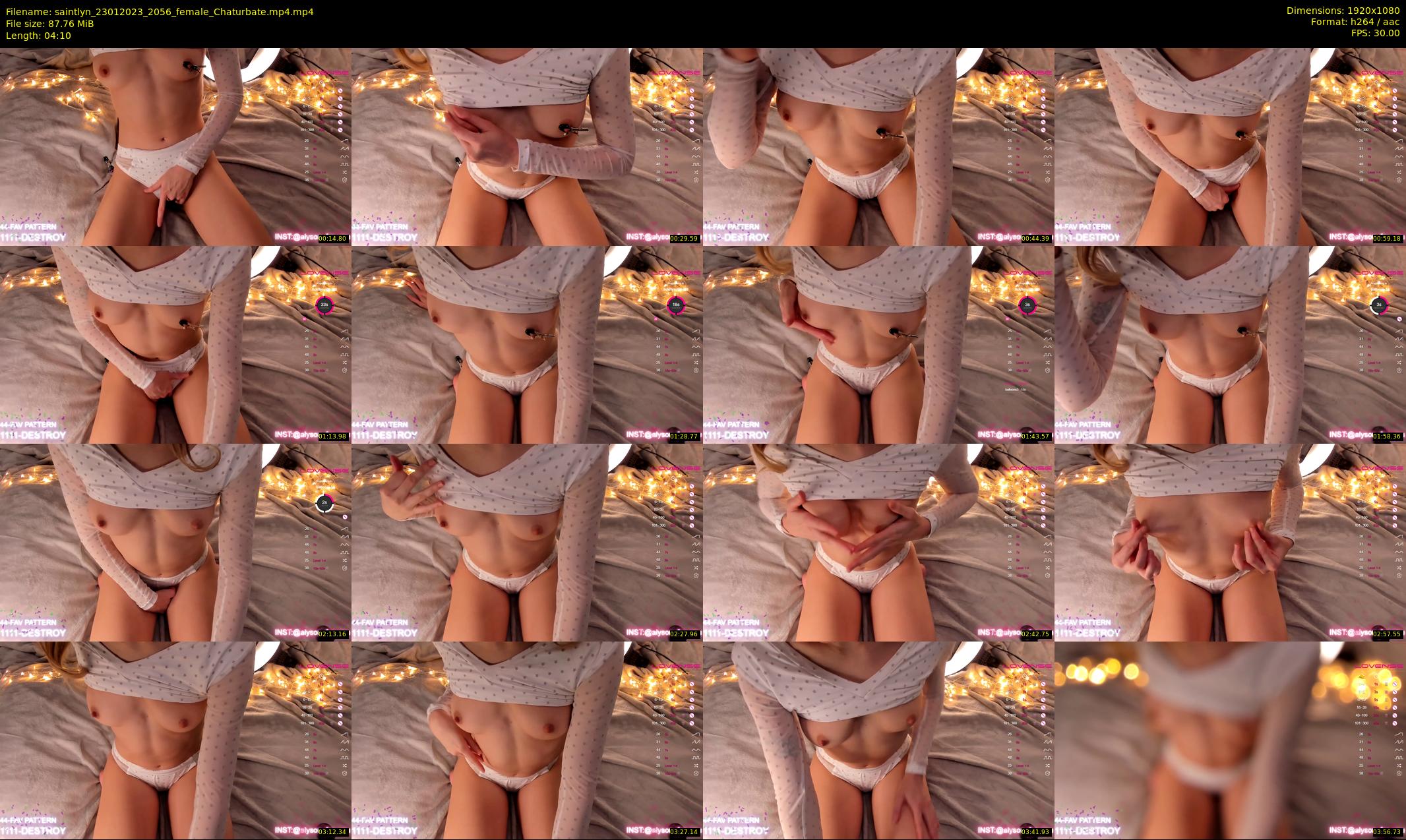 saintlyn — 5 minute Chaturbate female cam show recording, 1080p, Jan 23, 2023