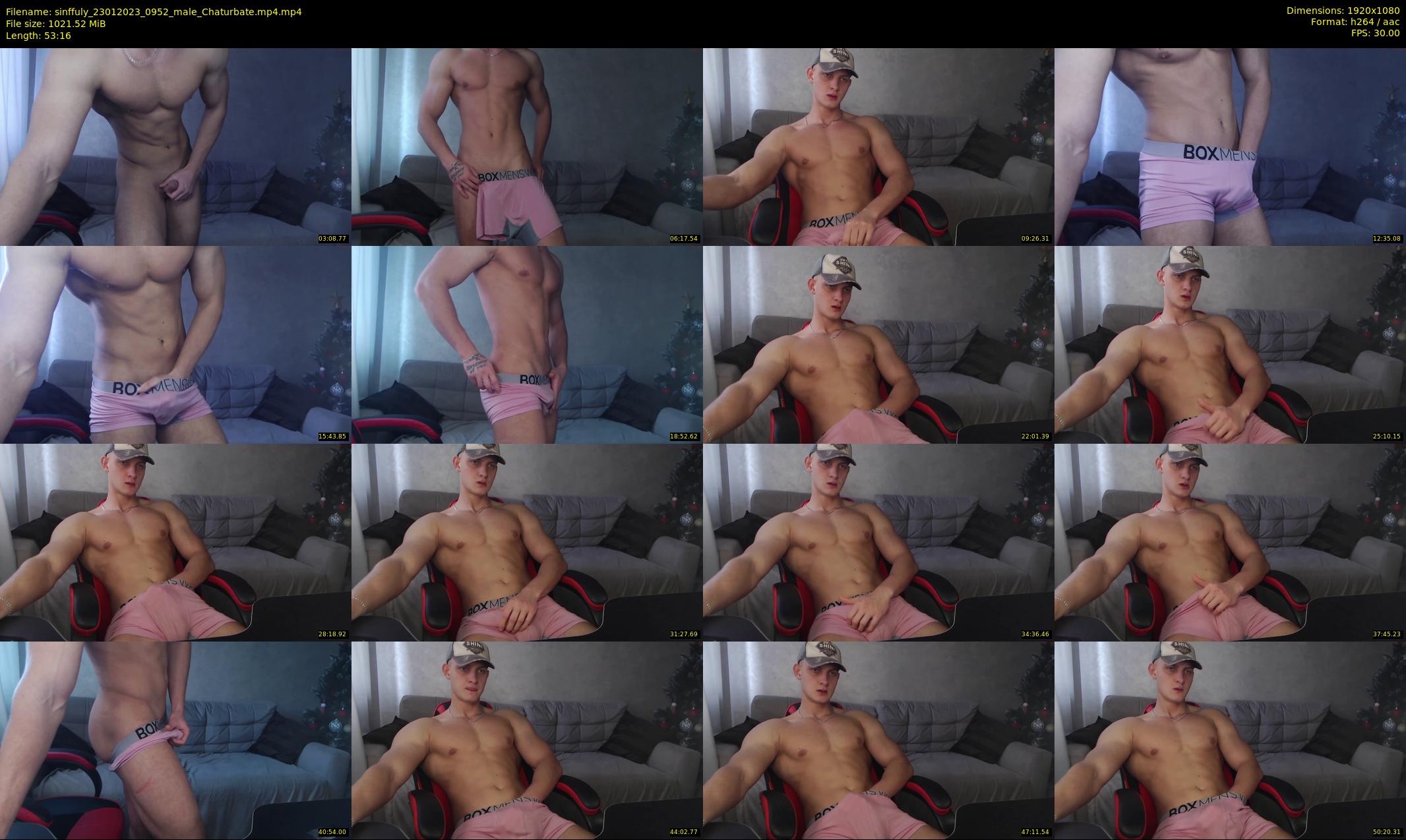 sinffuly — 54 minute Chaturbate male cam show recording, 1080p, Jan 23, 2023